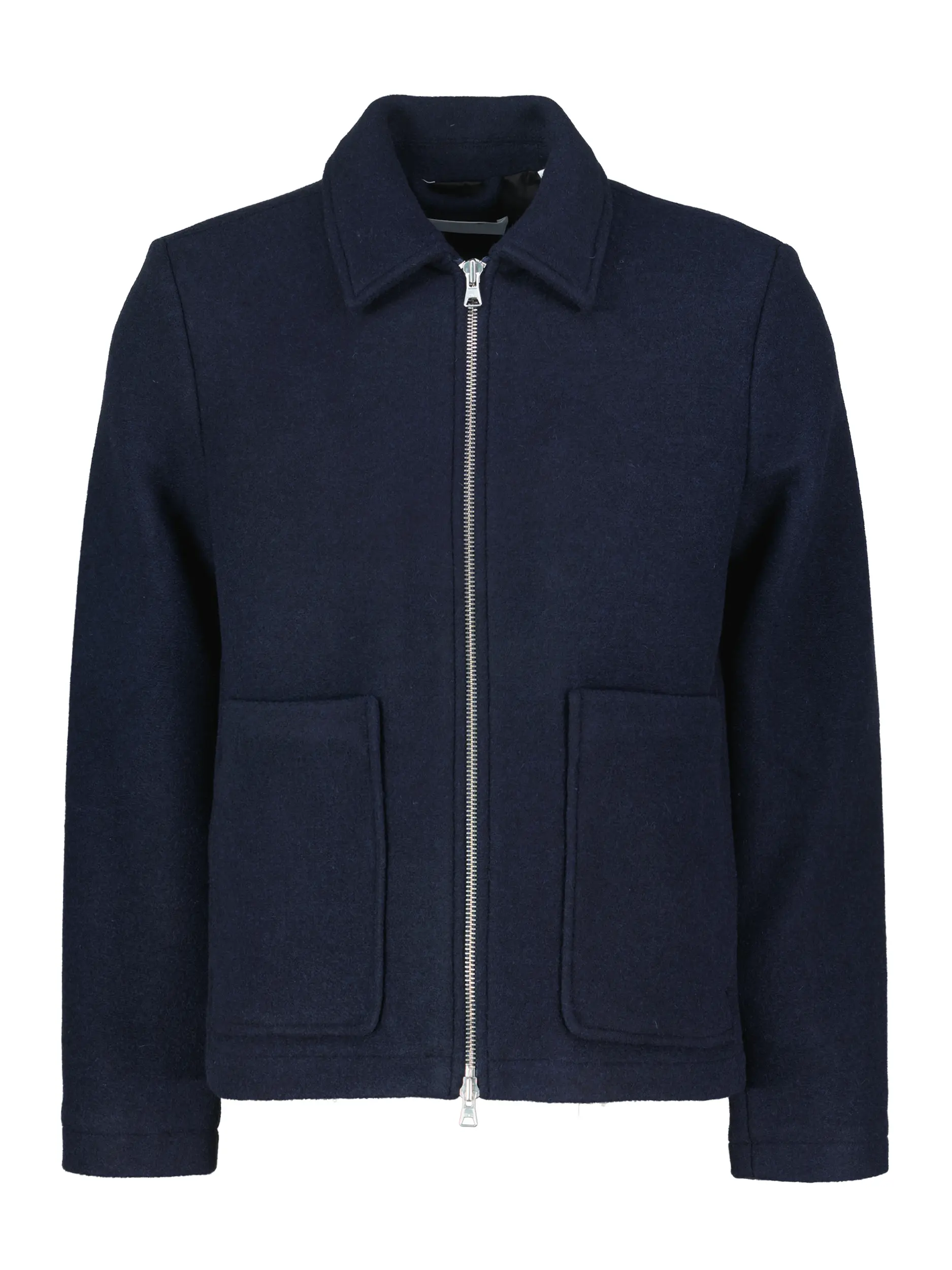 Jacke 'Gael' aus Woll-Mix - Artikel Vorderseite - Farbe: Blau