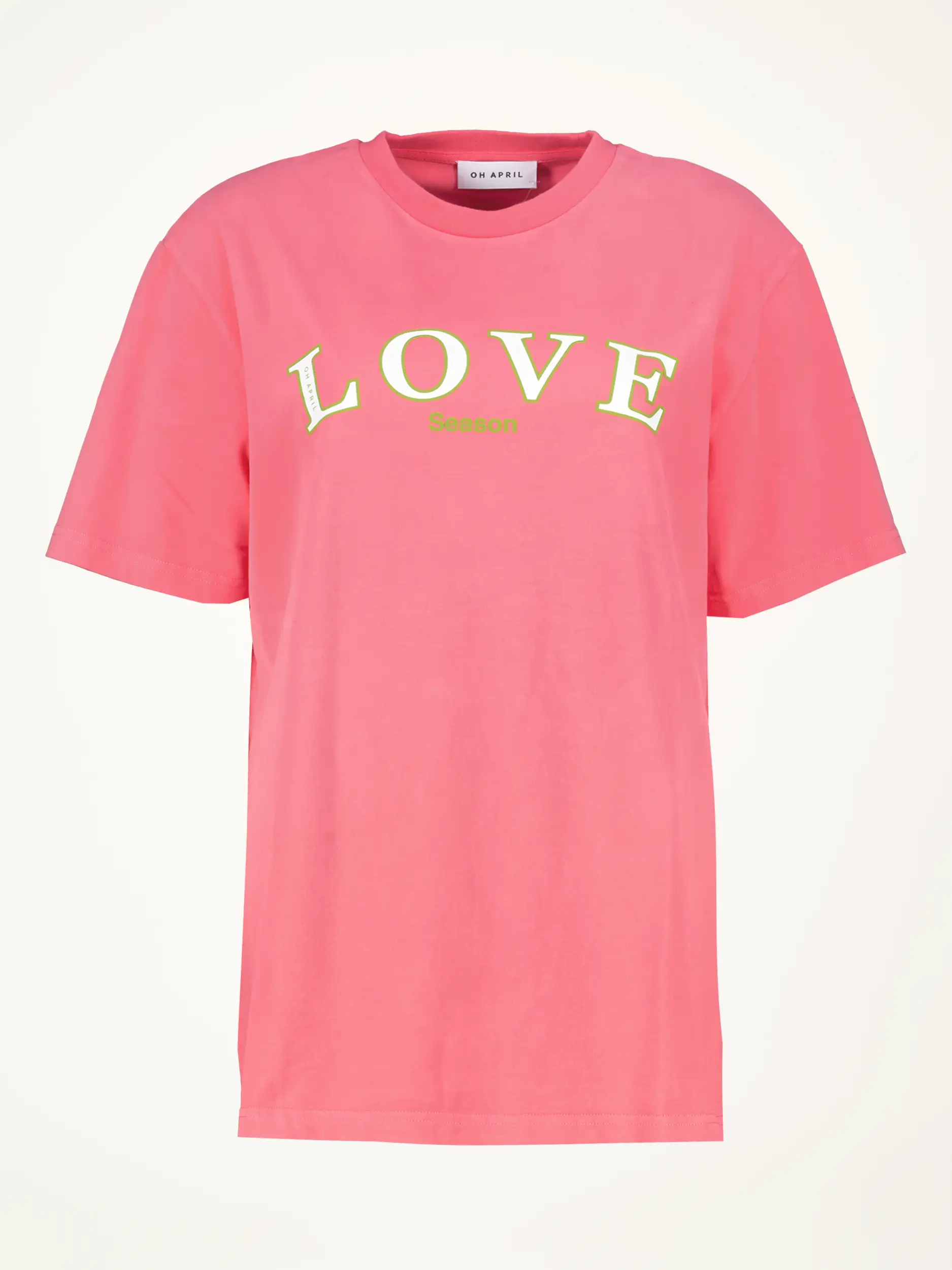T-Shirt 'Love' - Artikelansicht - Farbe: Rosa&Pink