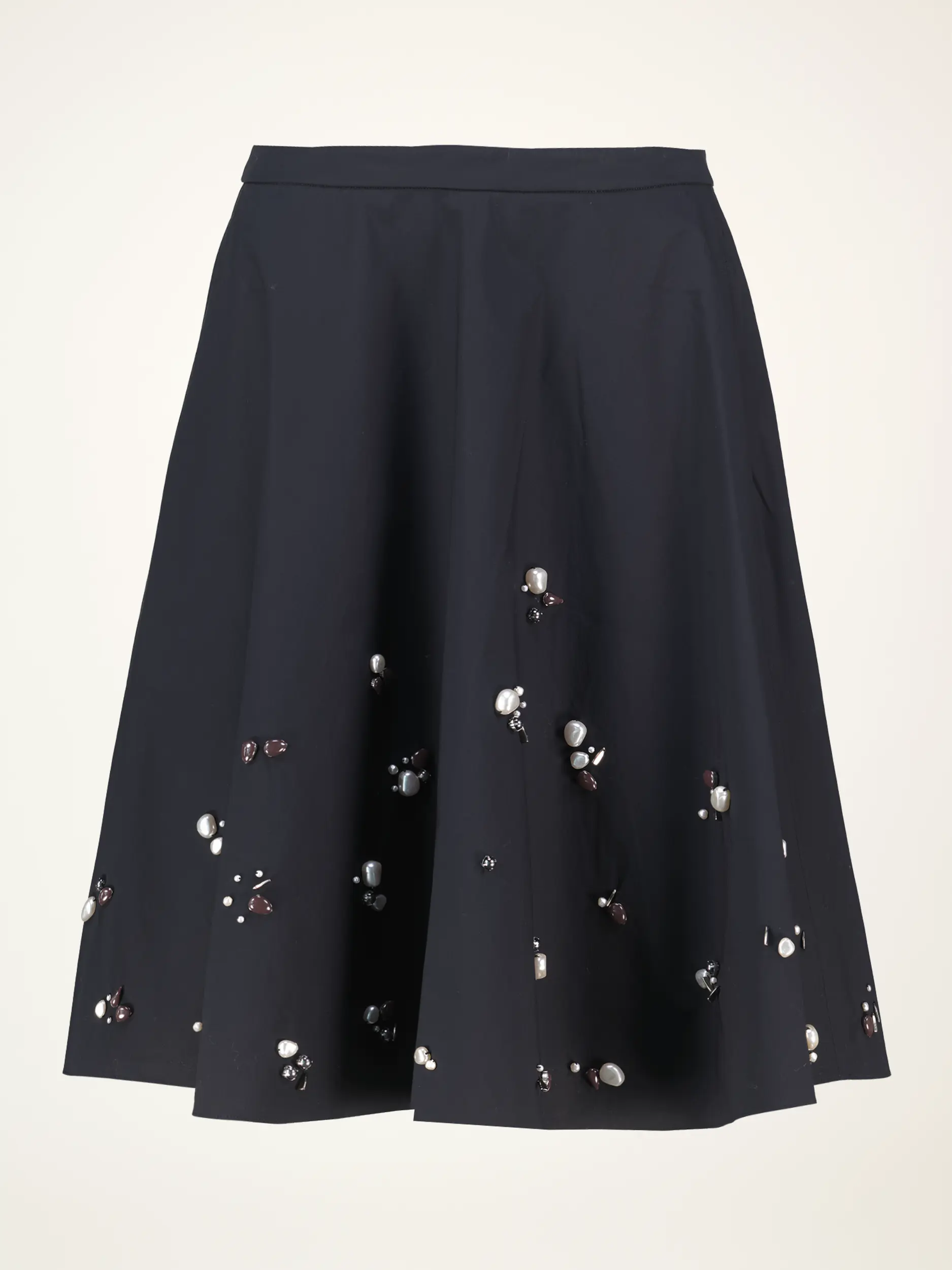 Mini Tellerrock 'Poplin Power' - Artikelansicht - Farbe: Schwarz