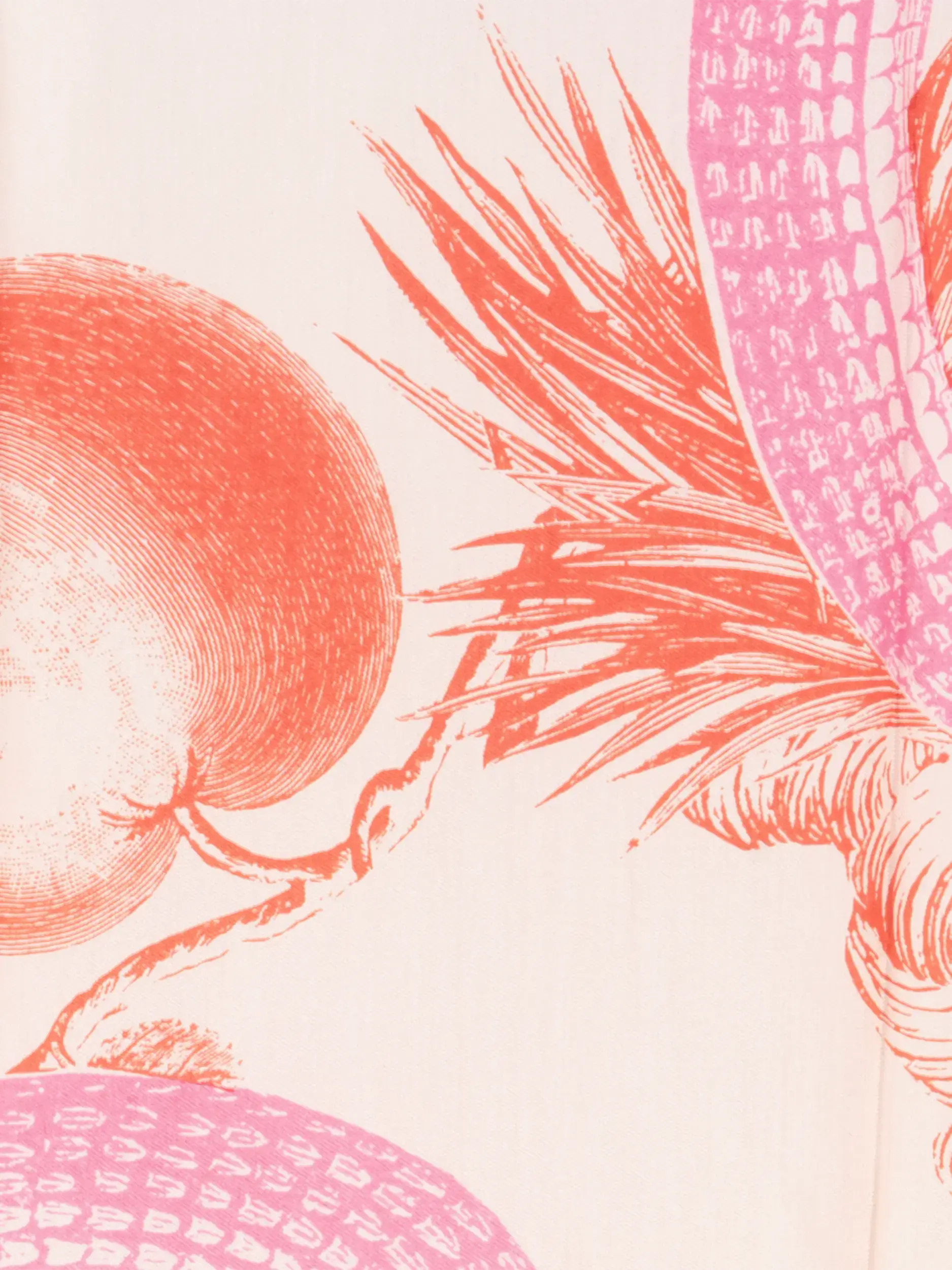 Tuch 'Garden Eden' aus Seide - Artikel weitere Detailansicht 1 - Farbe: Rosa&Pink