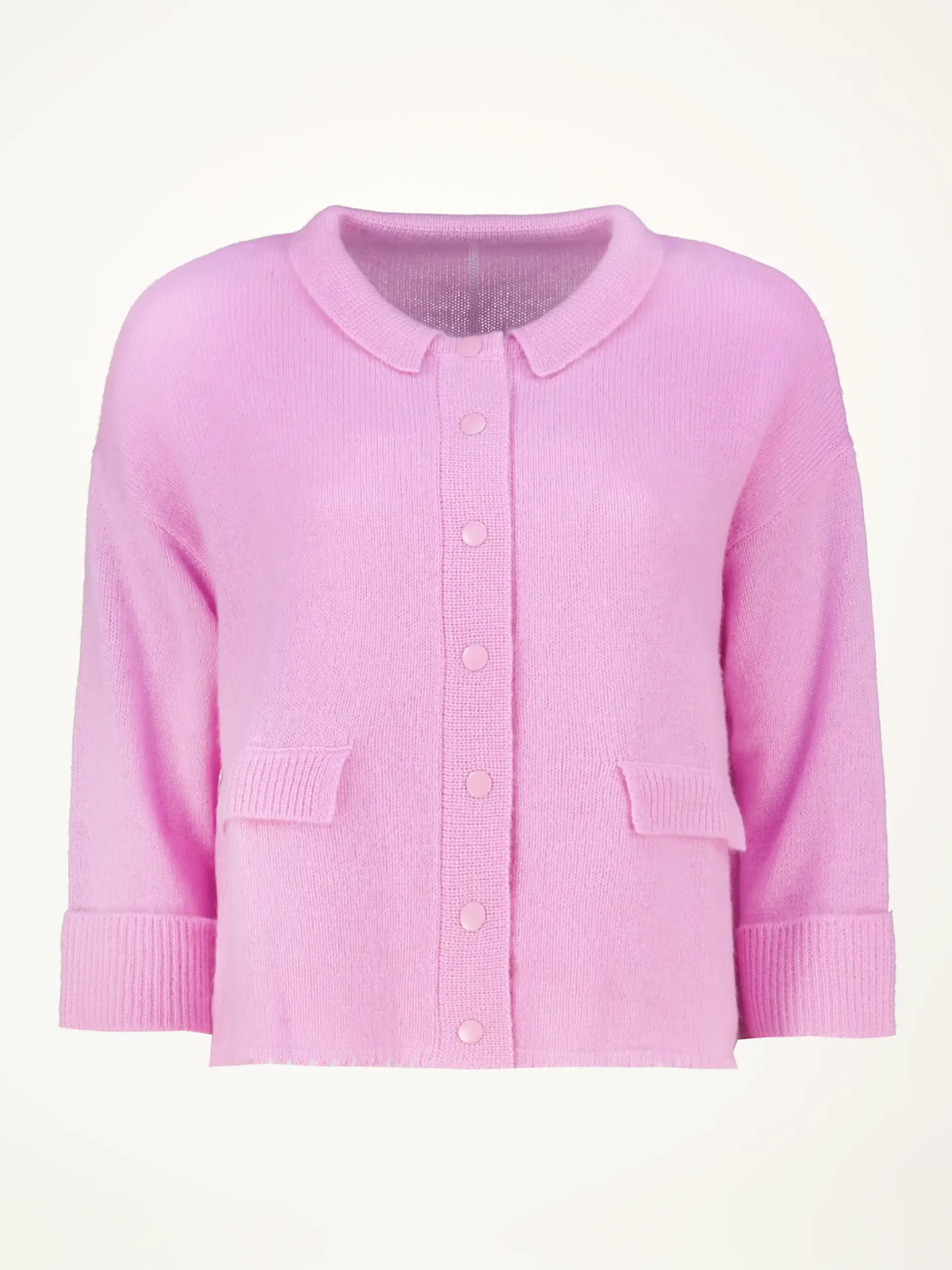 Strickjacke aus Kaschmir Mix - Artikelansicht - Farbe: Rot