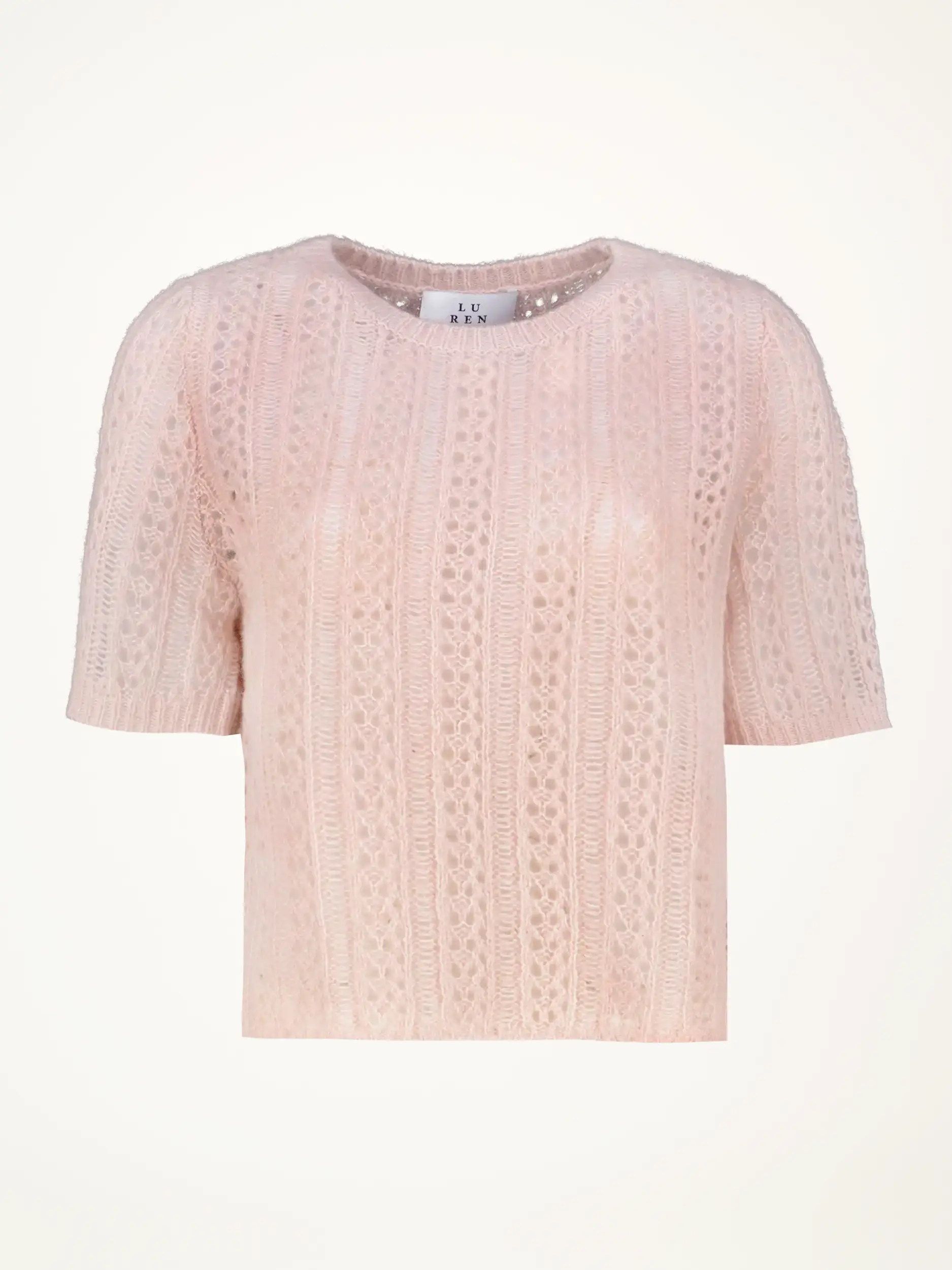 Pullover 'Sakura' aus Kaschmir Seide Mix - Artikelansicht - Farbe: Rosa&Pink