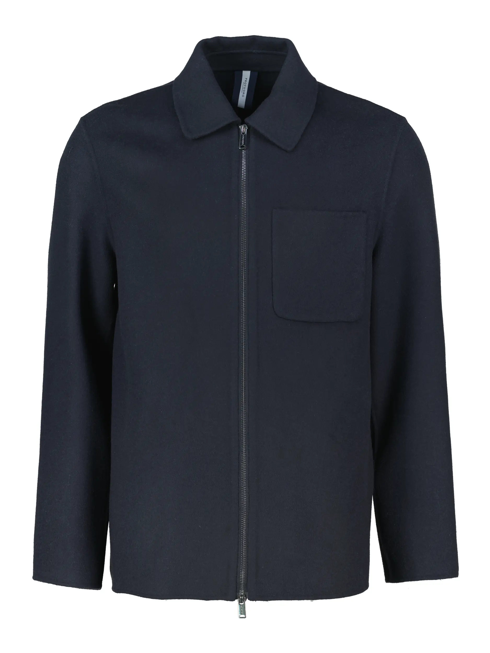 Overshirt aus Woll-Mix - Artikel Vorderseite - Farbe: Blau