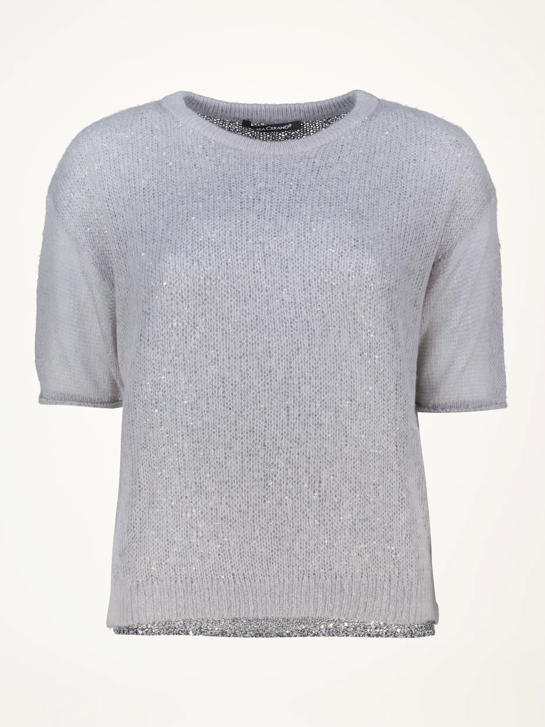 Pullover kurzarm - Artikelansicht - Farbe: Grau