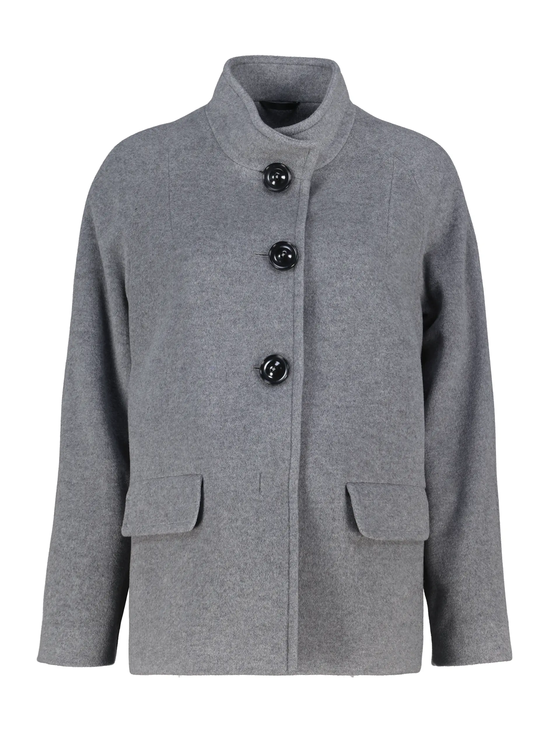 Wolljacke - Artikel Vorderseite - Farbe: Grau