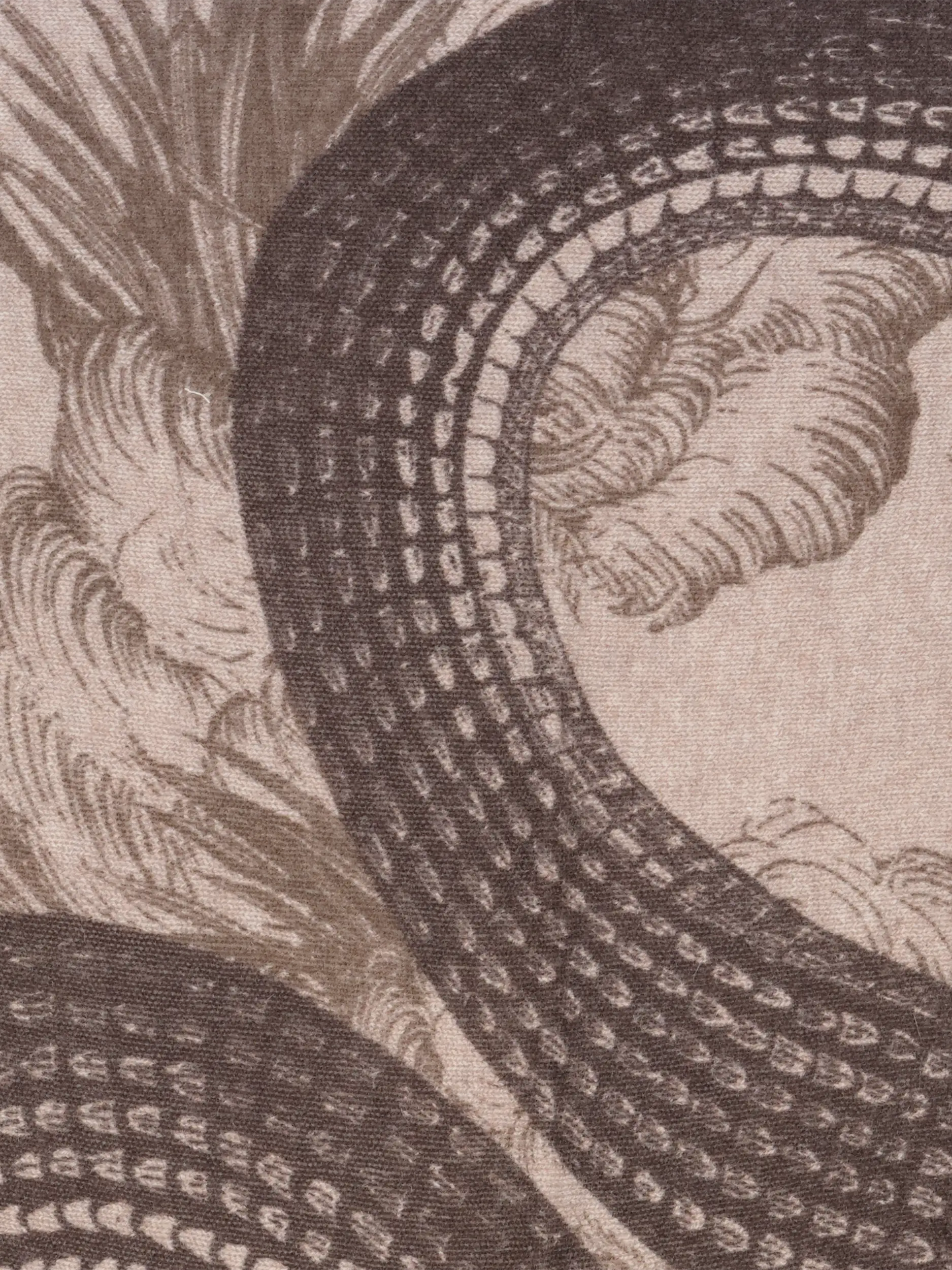 Tuch 'Garden Eden' aus Kaschmir - Artikel weitere Detailansicht 1 - Farbe: Braun