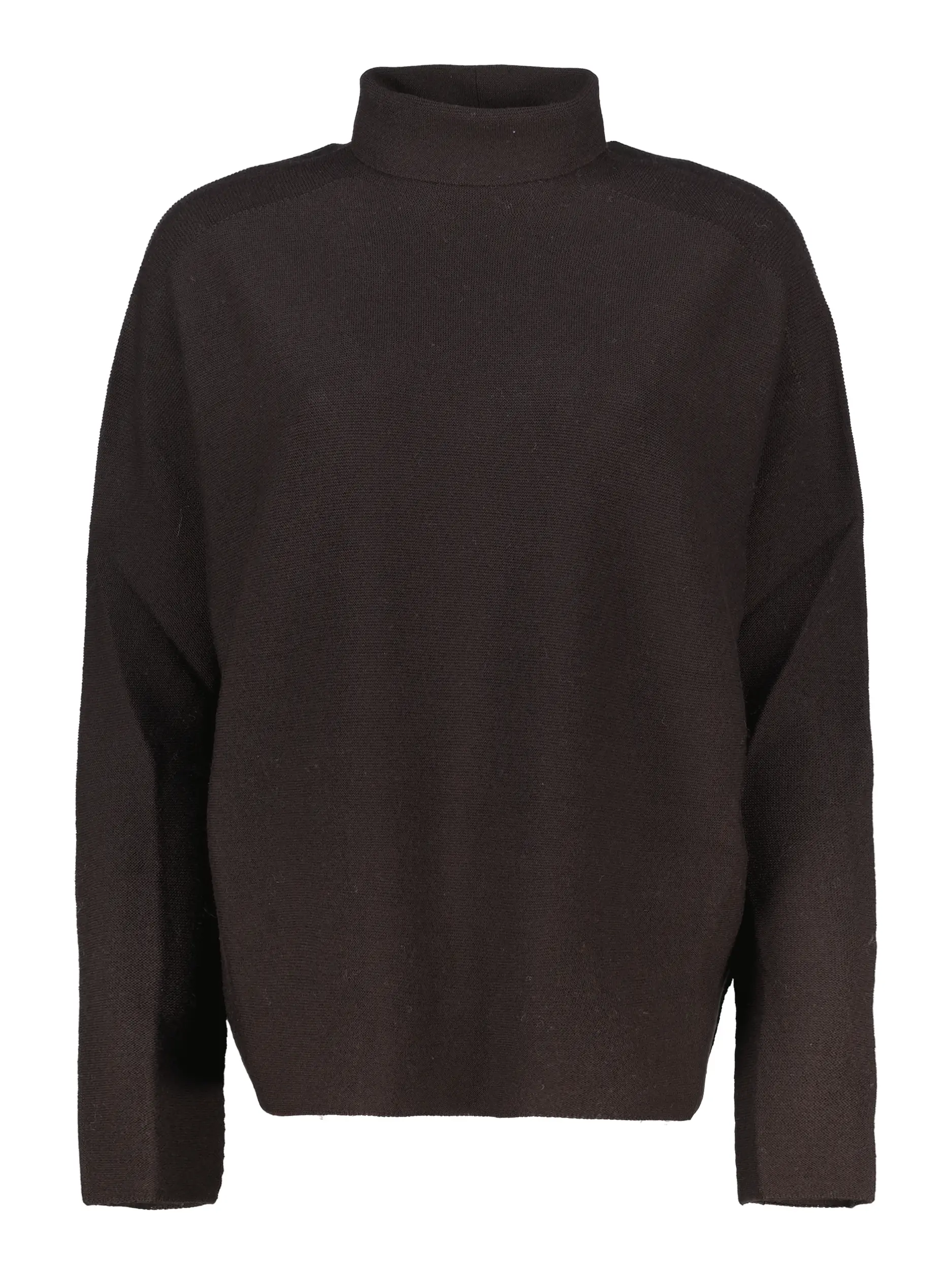 Pullover 'Liora' aus Wolle langarm - Artikel Vorderseite - Farbe: Braun