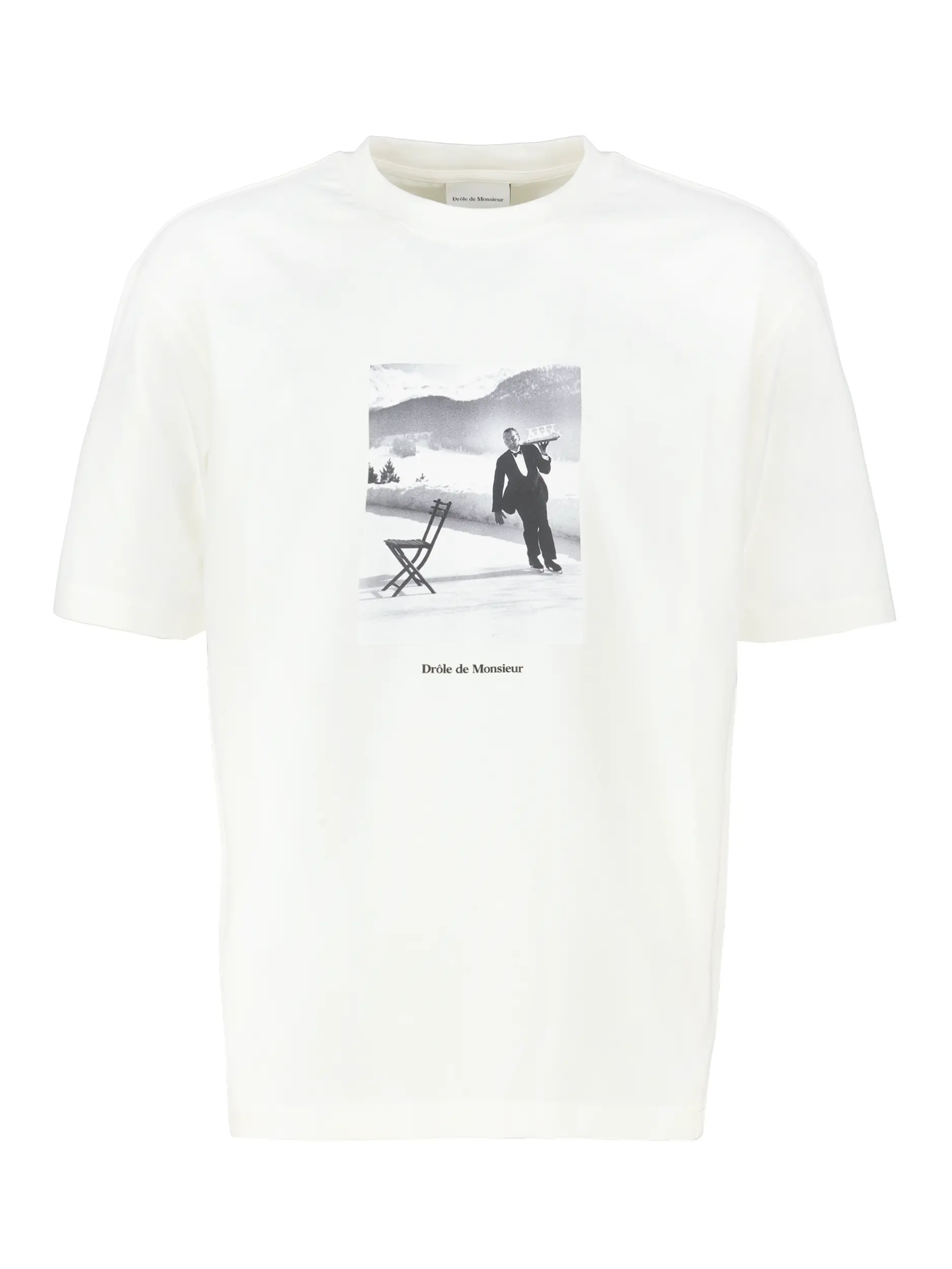 T-Shirt 'Waiter' - Artikel Vorderseite - Farbe: Beige