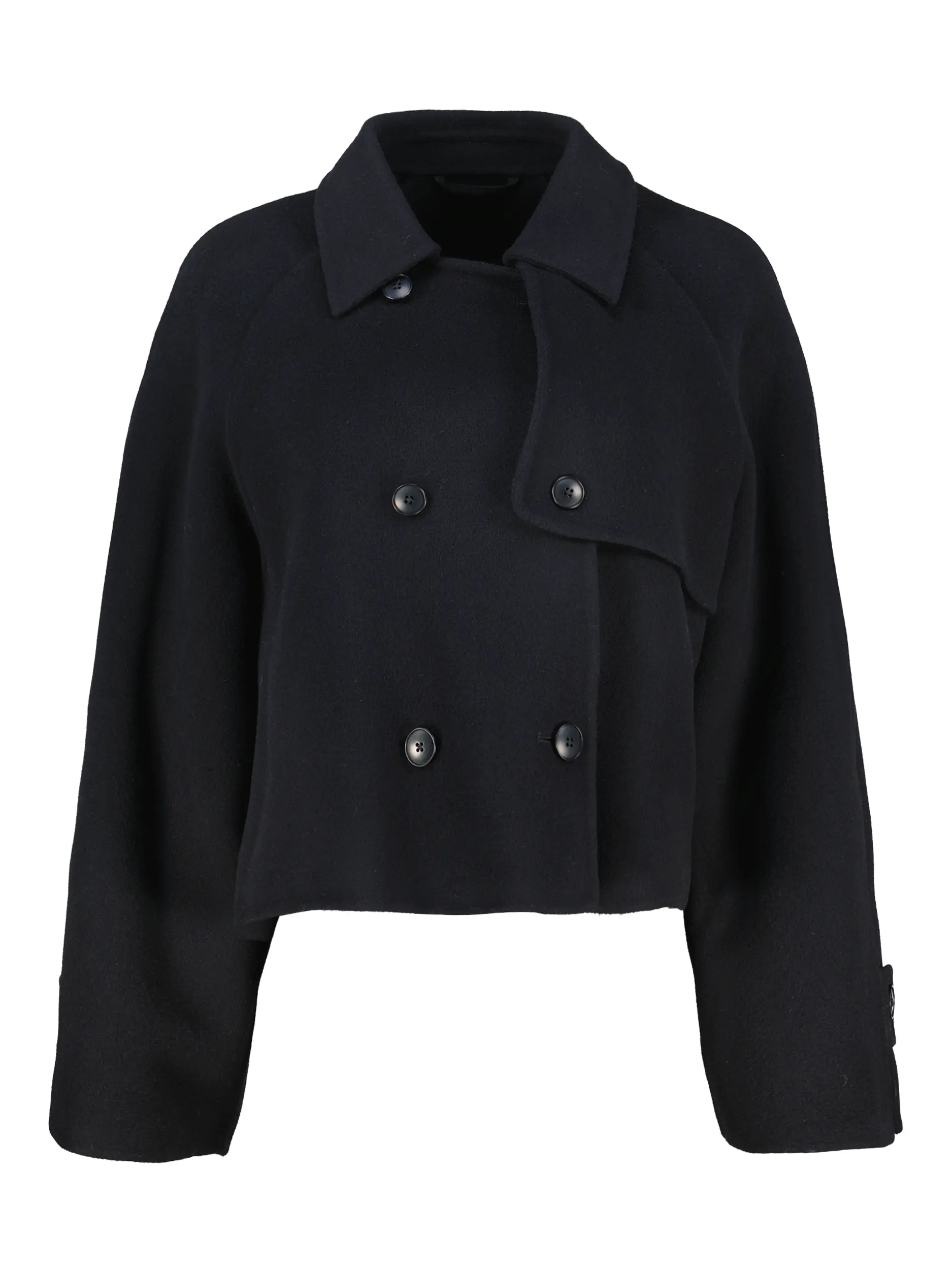 Wolljacke - Artikel Vorderseite - Farbe: Schwarz