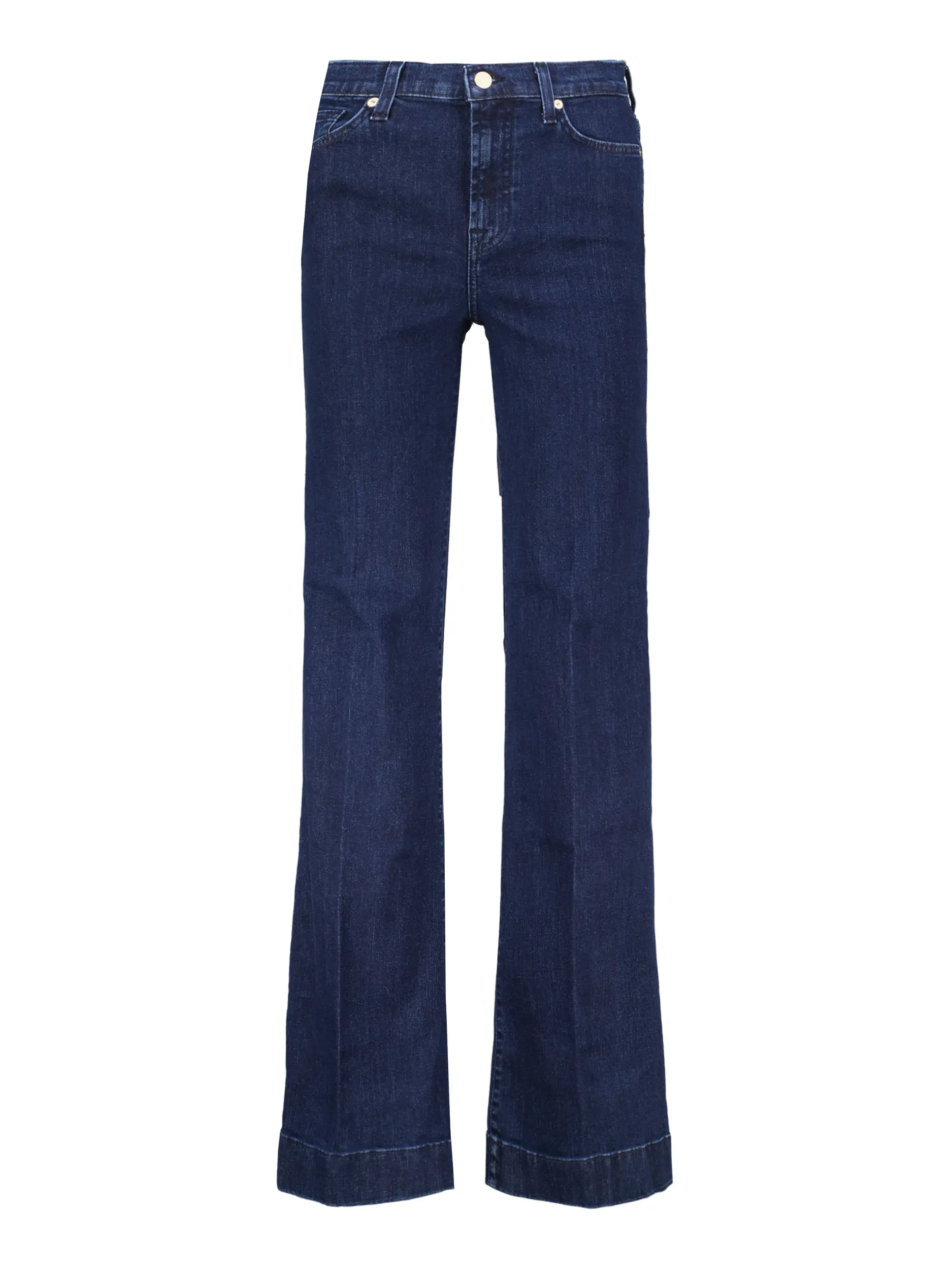 High Rise Flared Leg Jeans 'Modern Dojo' - Artikel Vorderseite - Farbe: Blau