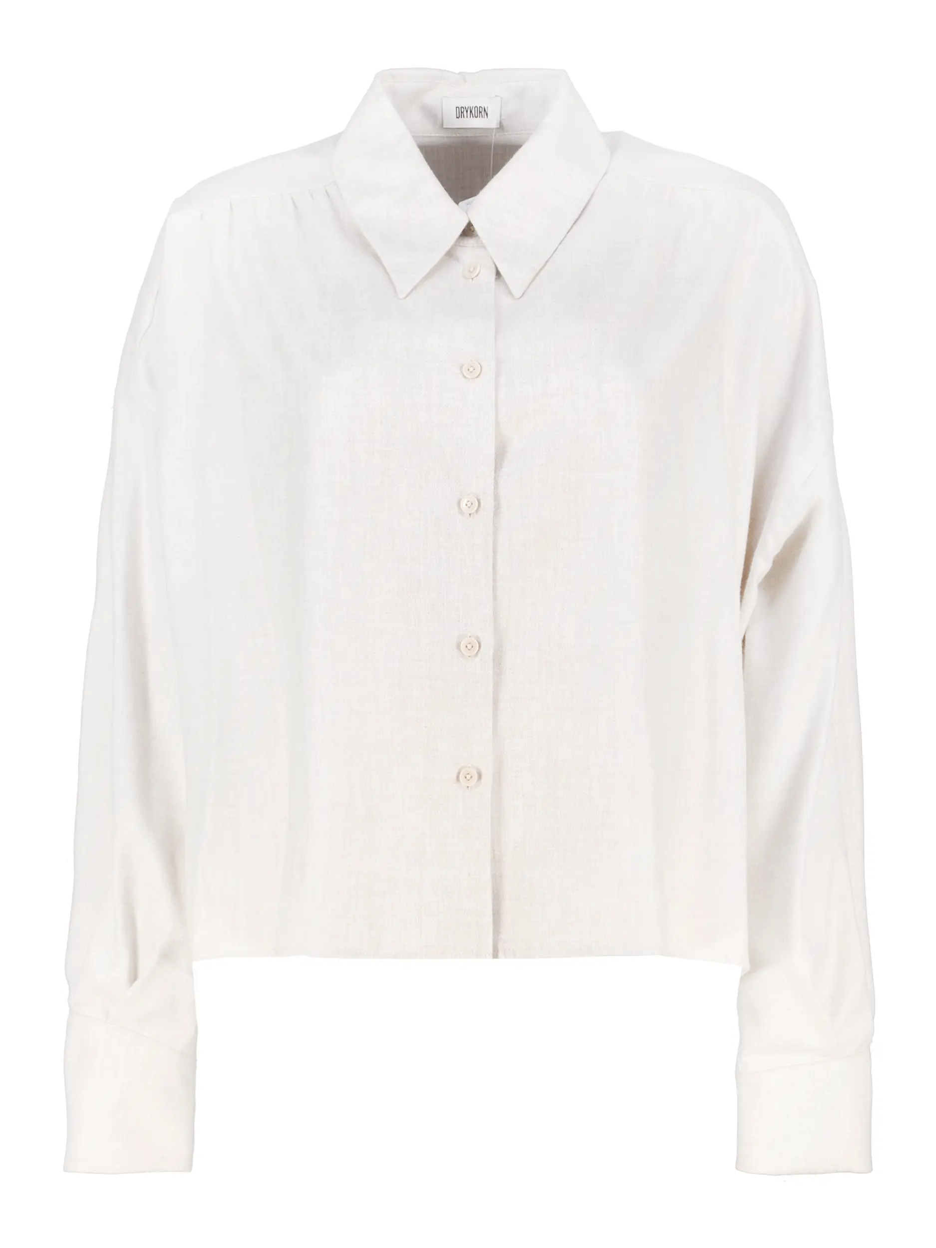 Bluse 'Flanne' - Artikel Vorderseite - Farbe: Beige