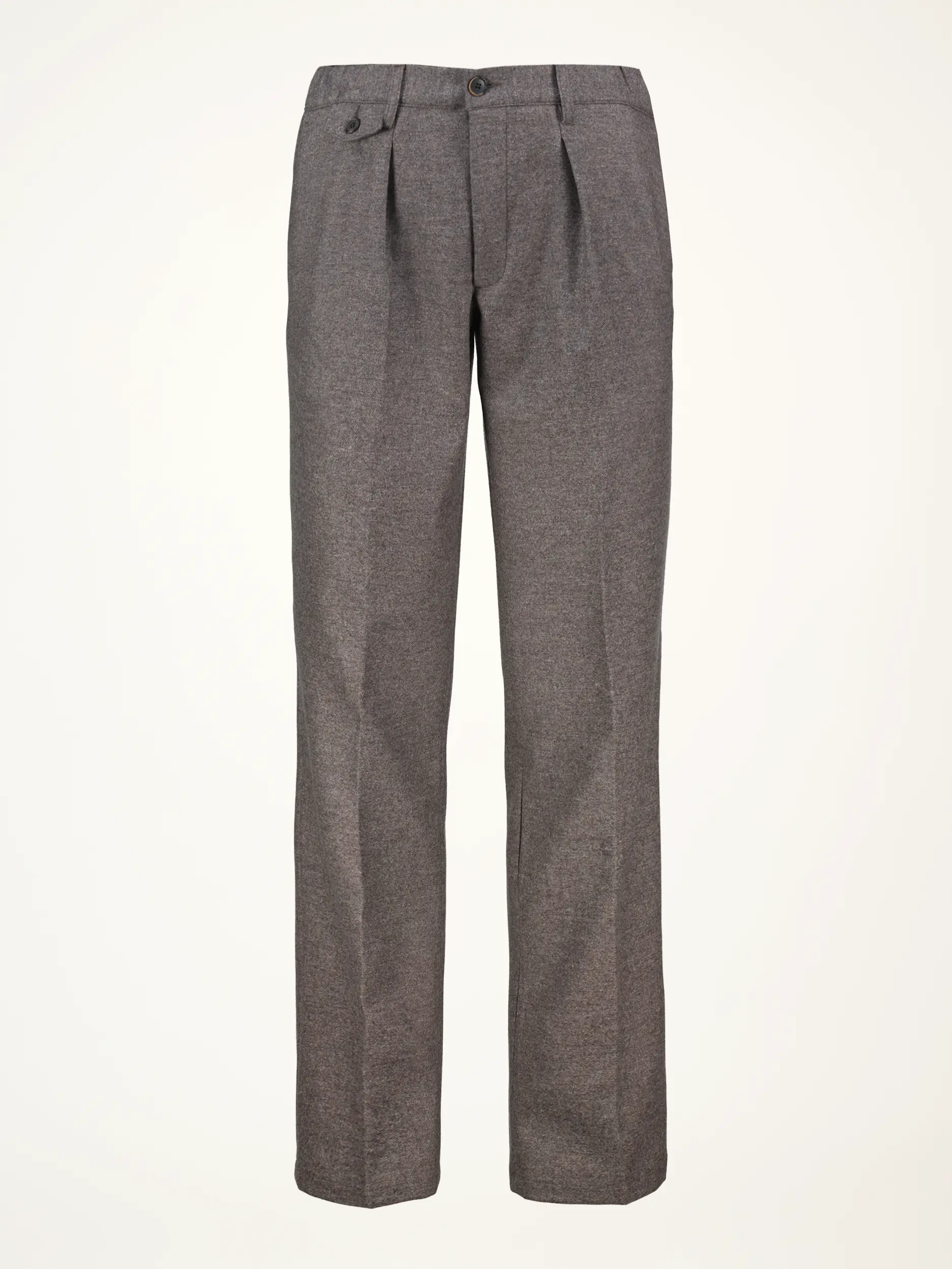 Bundfaltenhose aus Woll-Mix - Artikelansicht - Farbe: Braun