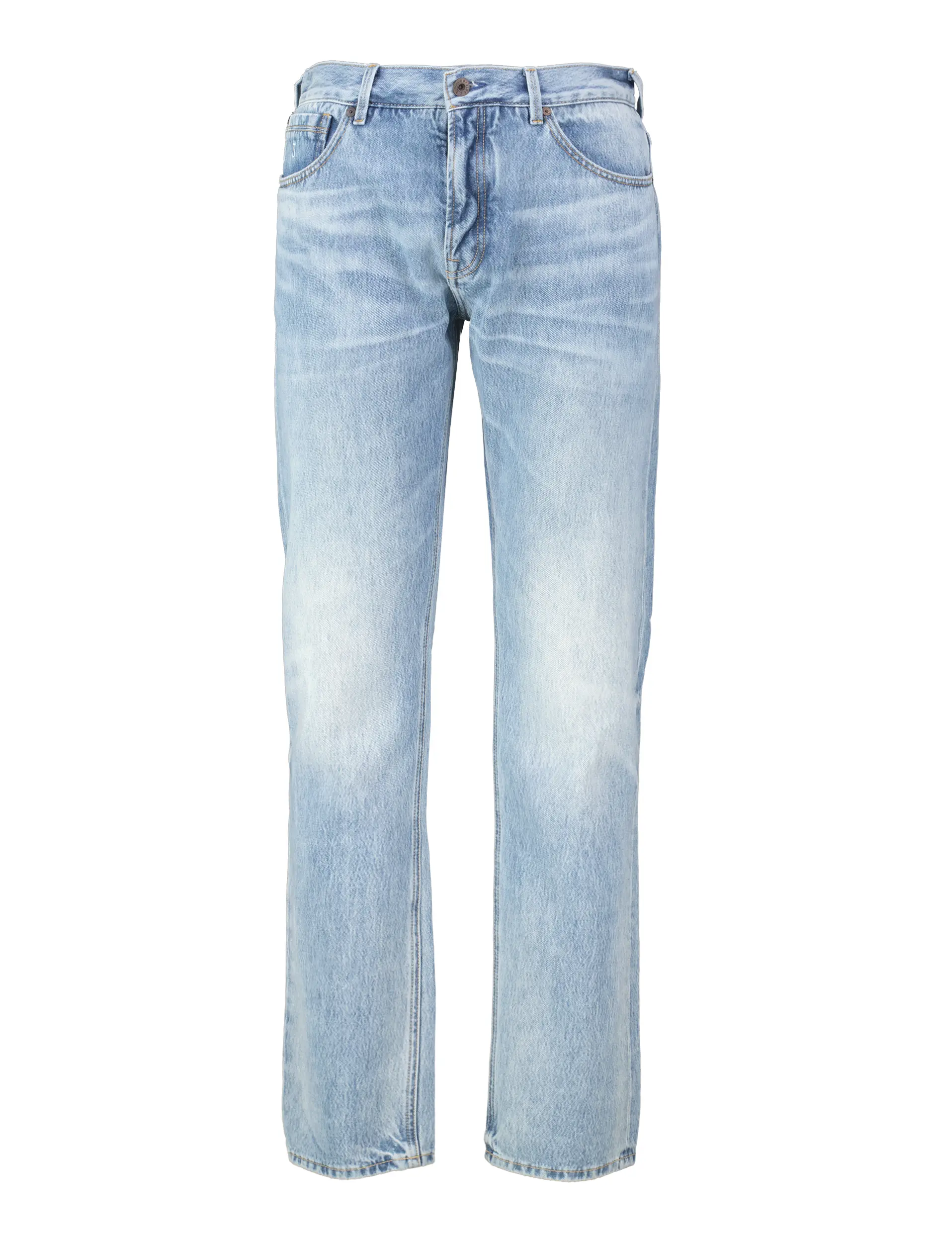 Mid Rise Straight Fit Jeans 'Stockton Straight' - Artikel Vorderseite - Farbe: Blau