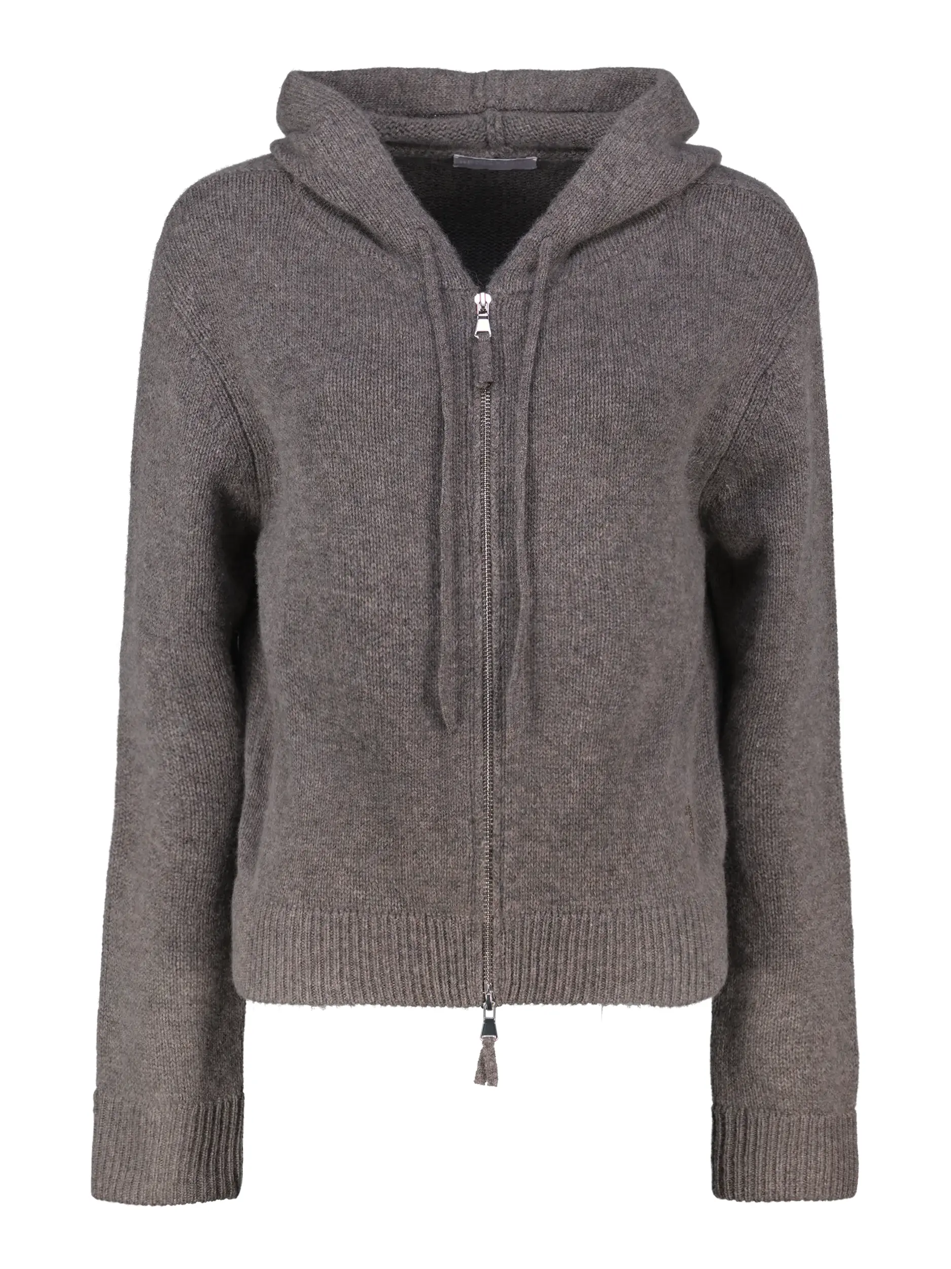 Strickjacke aus Kaschmir - Artikel Vorderseite - Farbe: Grau