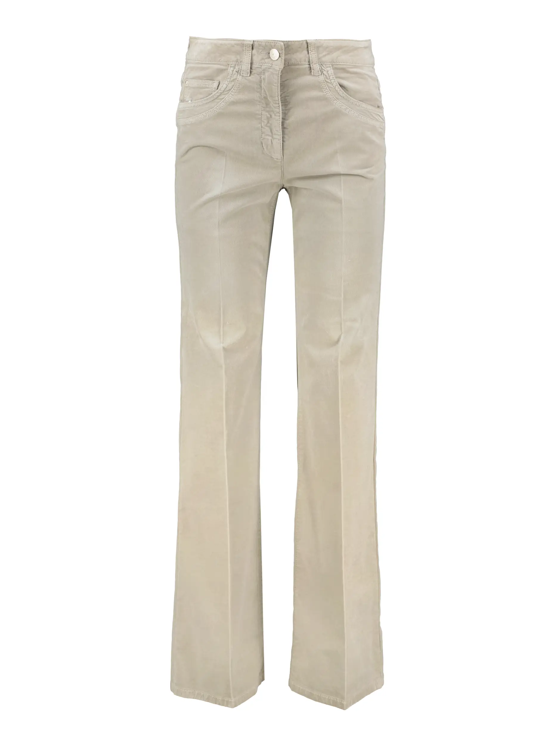 Samthose  - Artikel Vorderseite - Farbe: Creme
