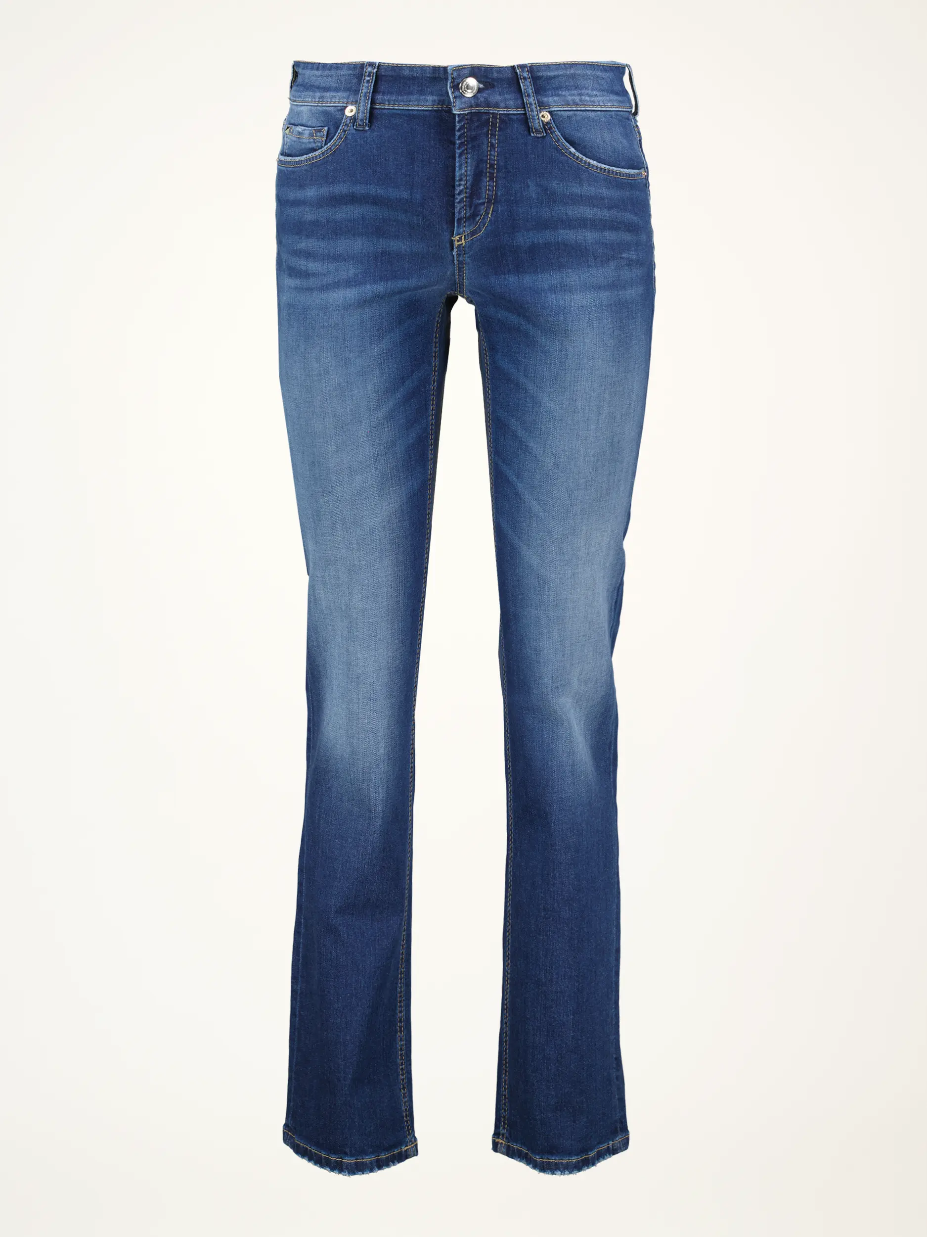 Low Rise Straight Leg Jeans 'Piper long' - Artikelansicht - Farbe: Blau