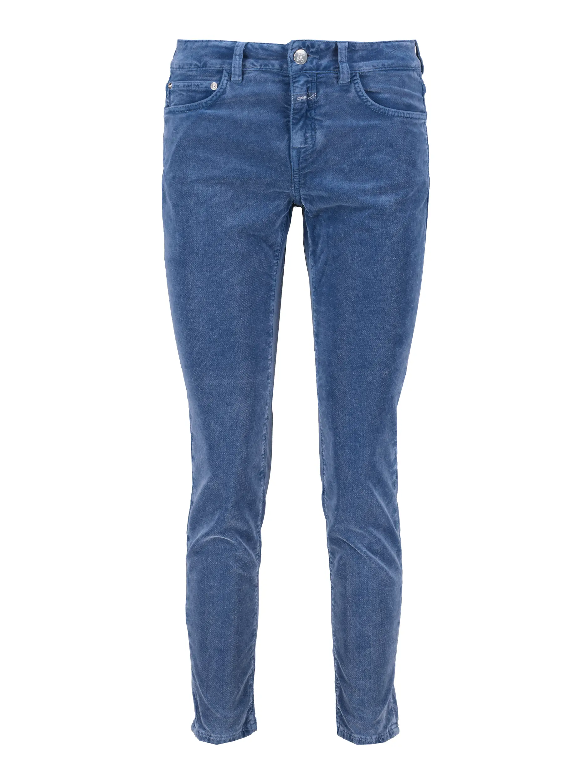 Samthose 'Baker' - Artikel Vorderseite - Farbe: Blau