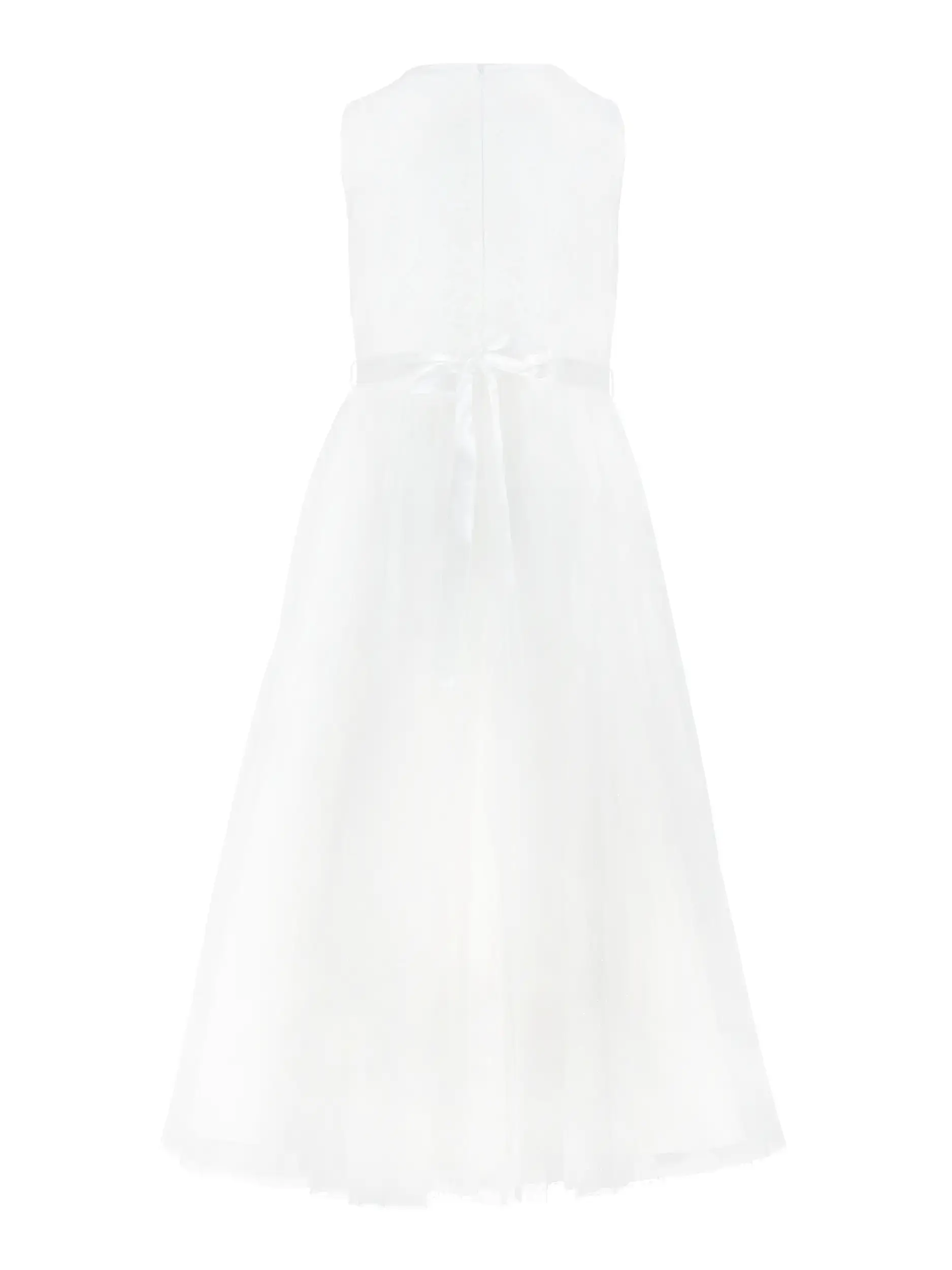 Mädchen Kommunionkleid  - Artikel Rückseite - Farbe: Creme