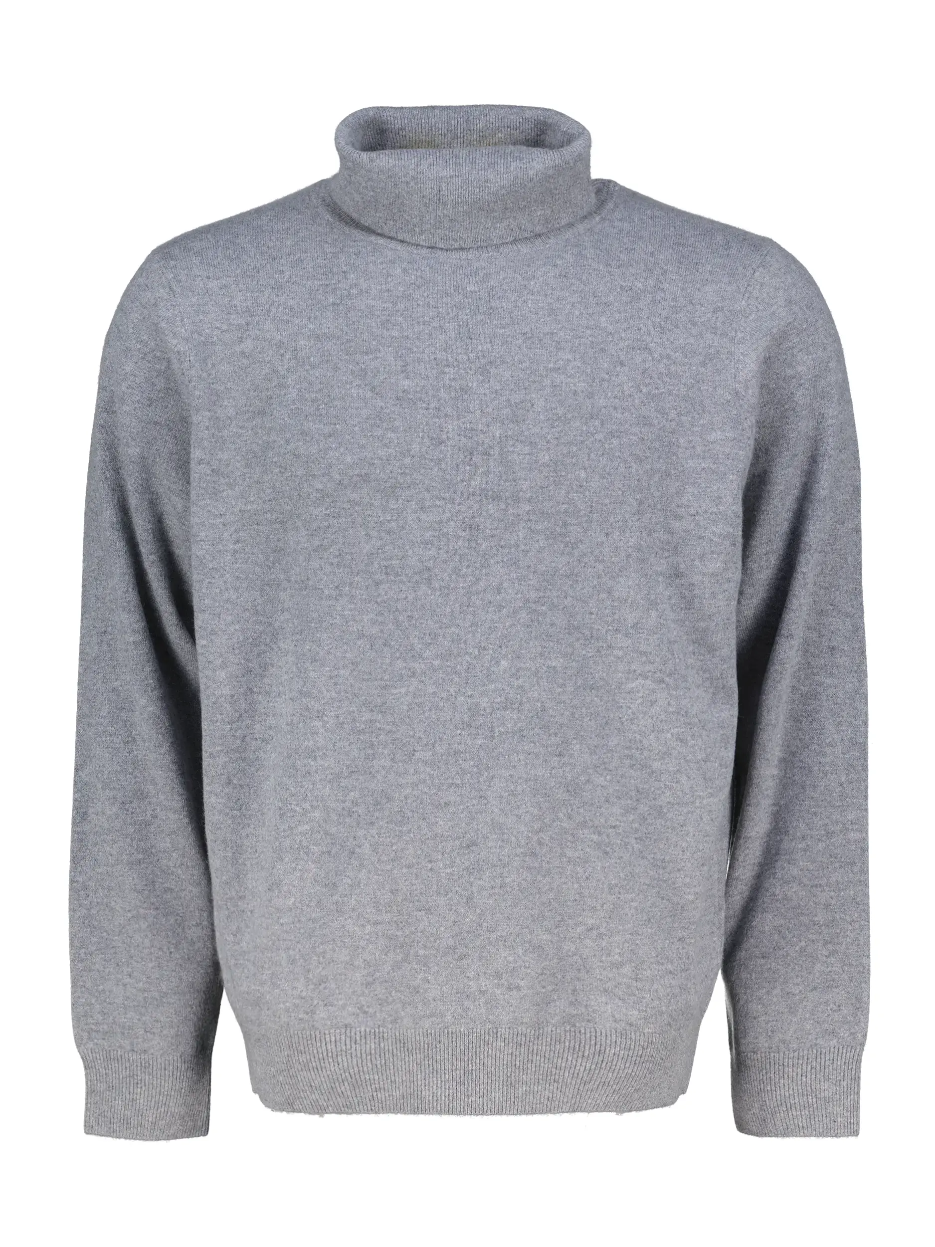 Rollkragenpullover aus Kaschmir langarm - Artikel Vorderseite - Farbe: Grau