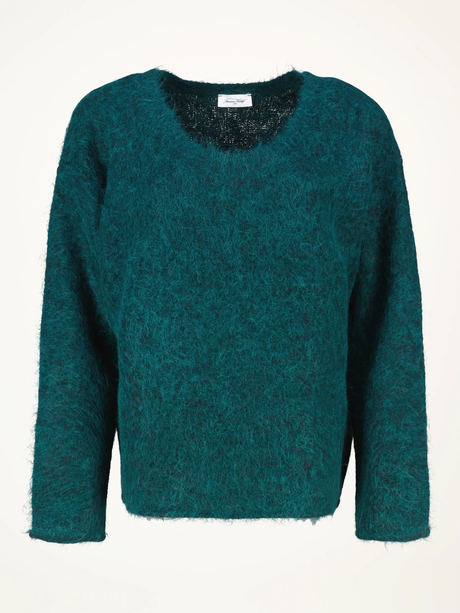 Pullover 'Nuny' aus Alpaka langarm - Artikelansicht - Farbe: Grün Pullover 'Nuny' aus Alpaka langarm - Artikelansicht - Farbe: Grün