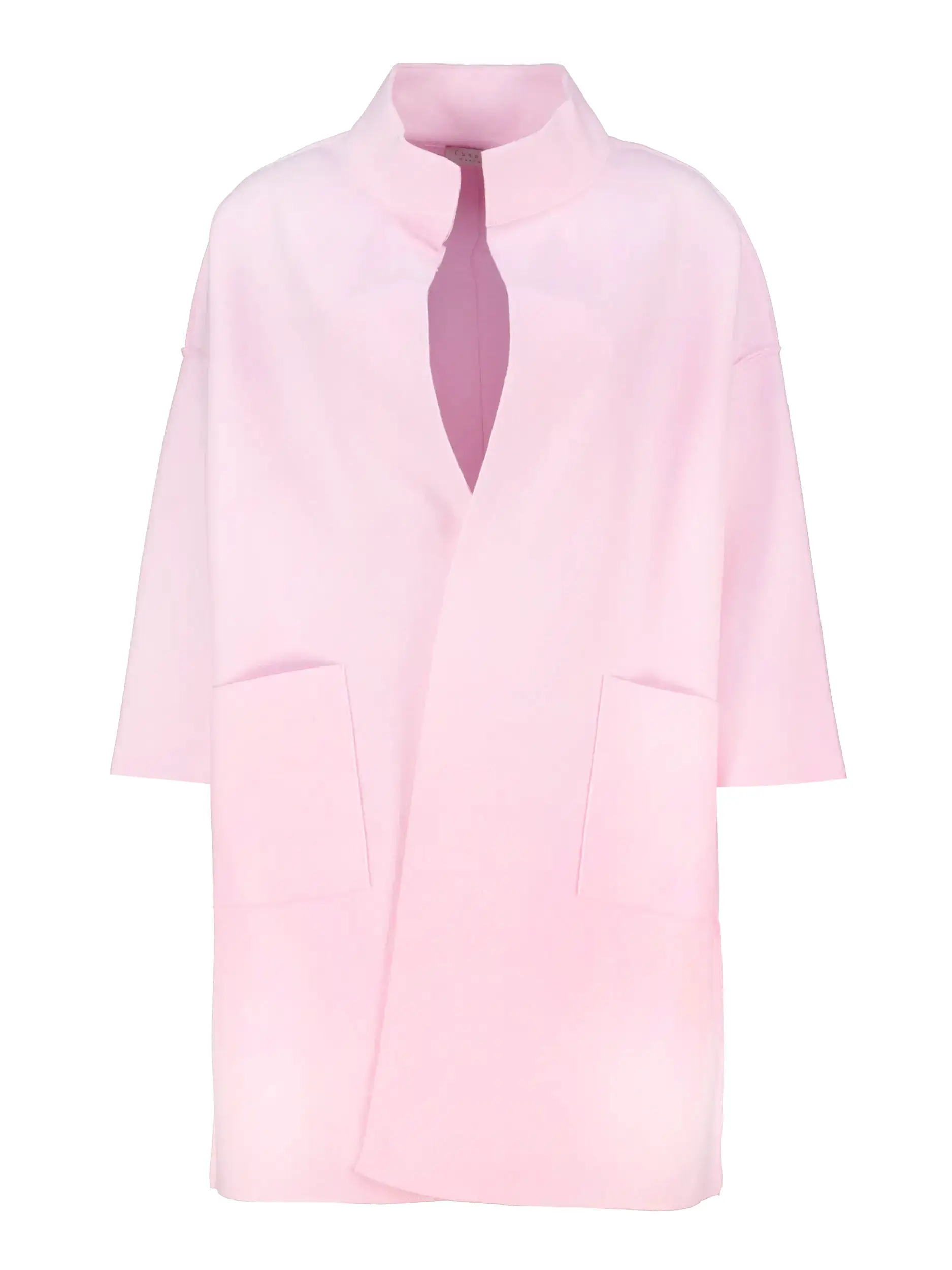 Kurzmantel aus Kaschmir - Artikel Vorderseite - Farbe: Rosa&Pink