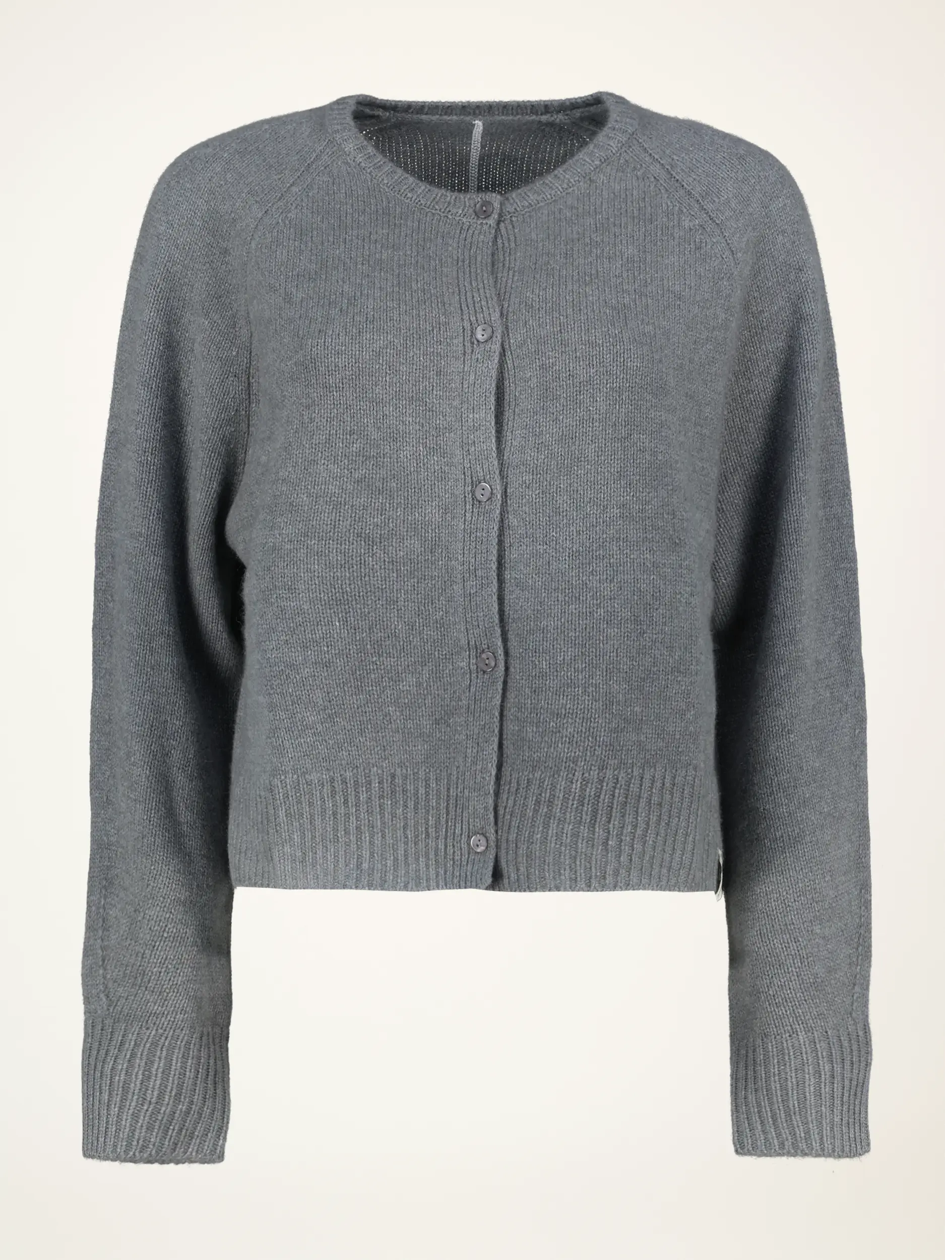 Strickjacke aus Kaschmir langarm - Artikelansicht - Farbe: Grün