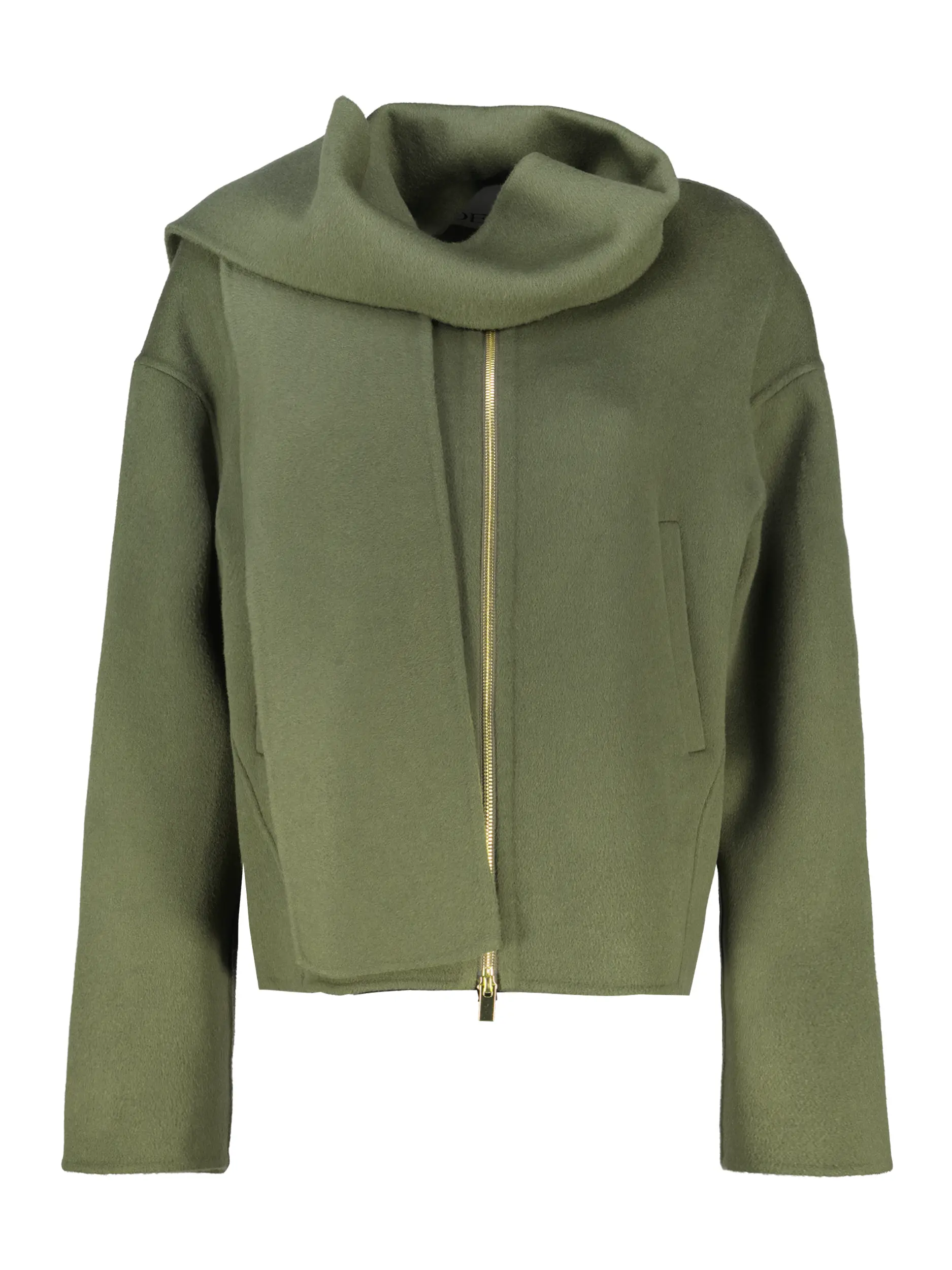 Wolljacke - Artikel Vorderseite - Farbe: Grün
