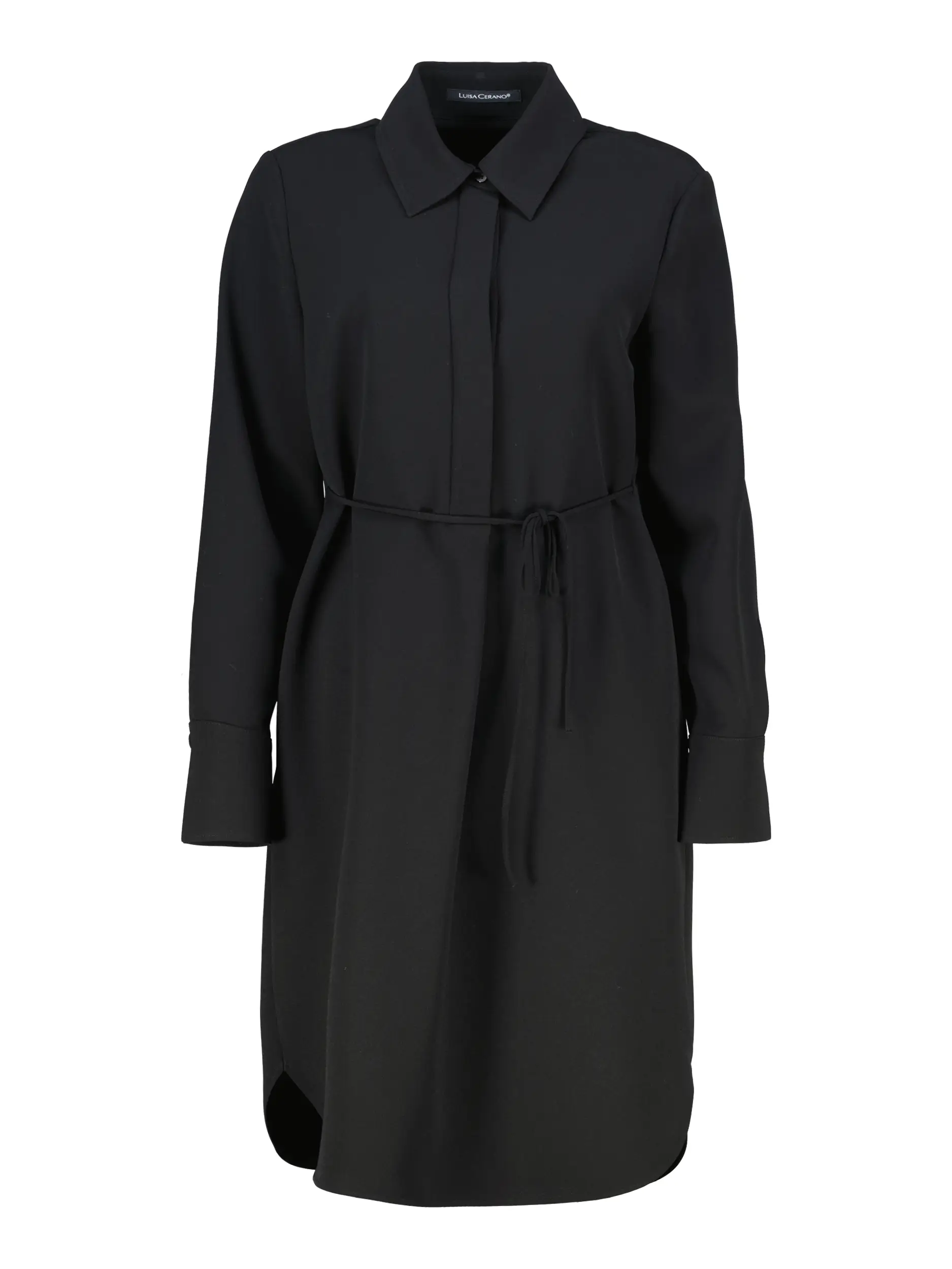 Hemdblusenkleid  - Artikel Vorderseite - Farbe: Schwarz