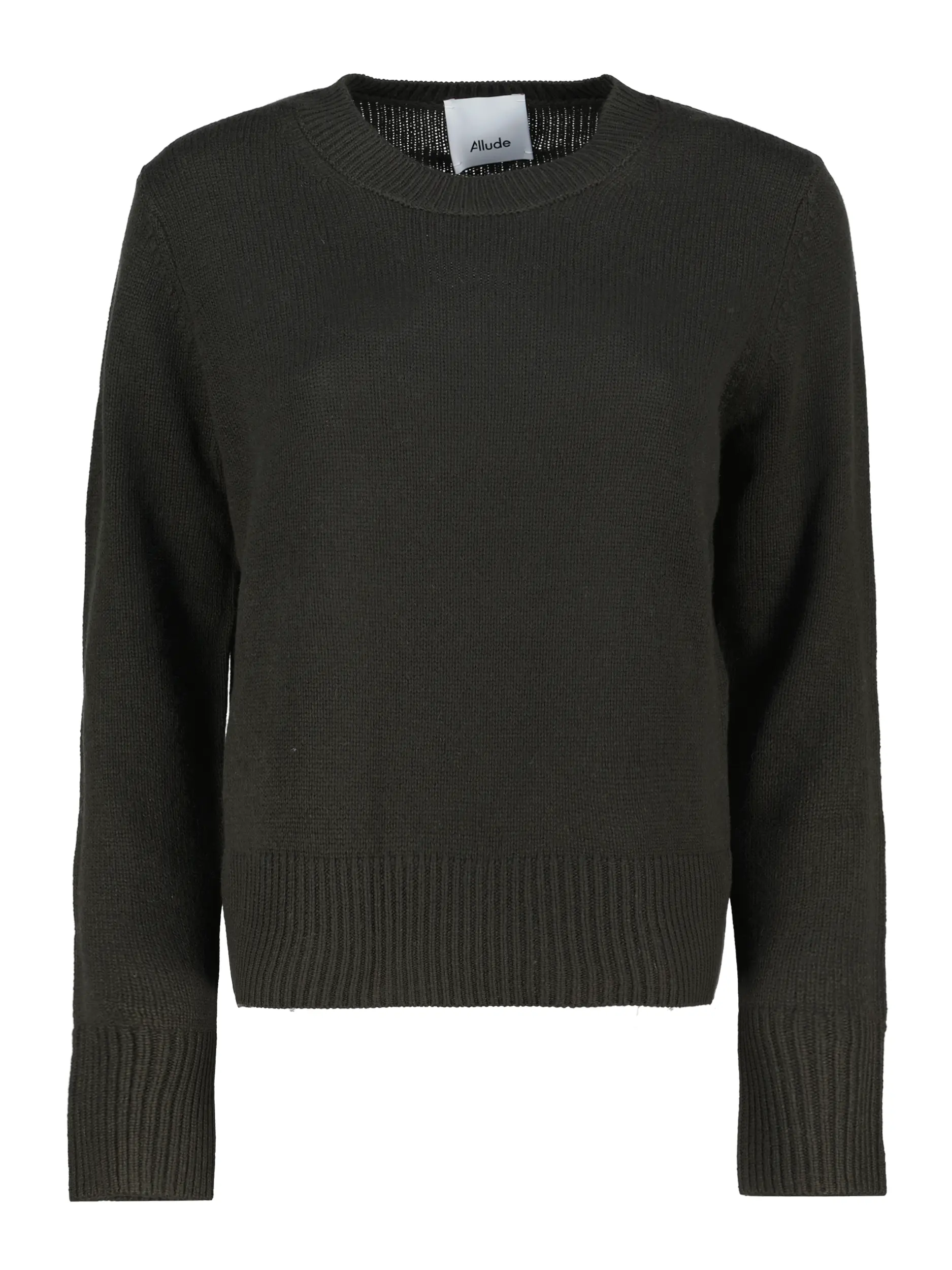 Pullover aus Kaschmir langarm - Artikel Vorderseite - Farbe: Grün