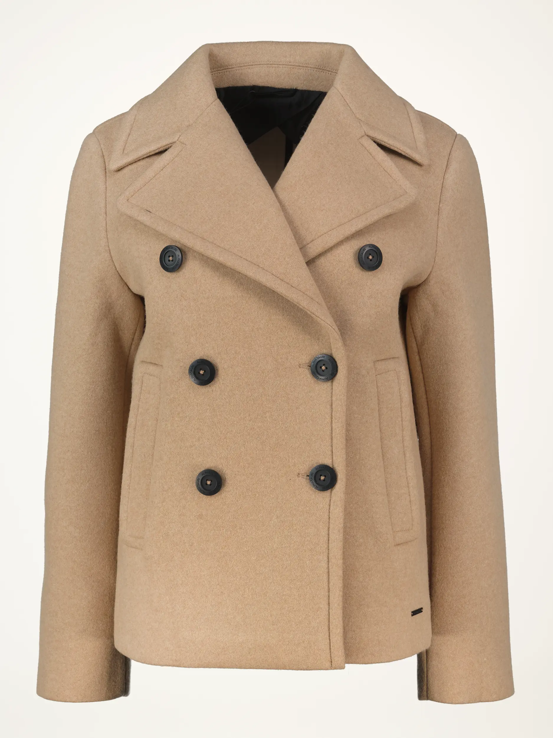 Cabanjacke aus Woll-Mix - Artikelansicht - Farbe: Braun Cabanjacke aus Woll-Mix - Artikelansicht - Farbe: Braun
