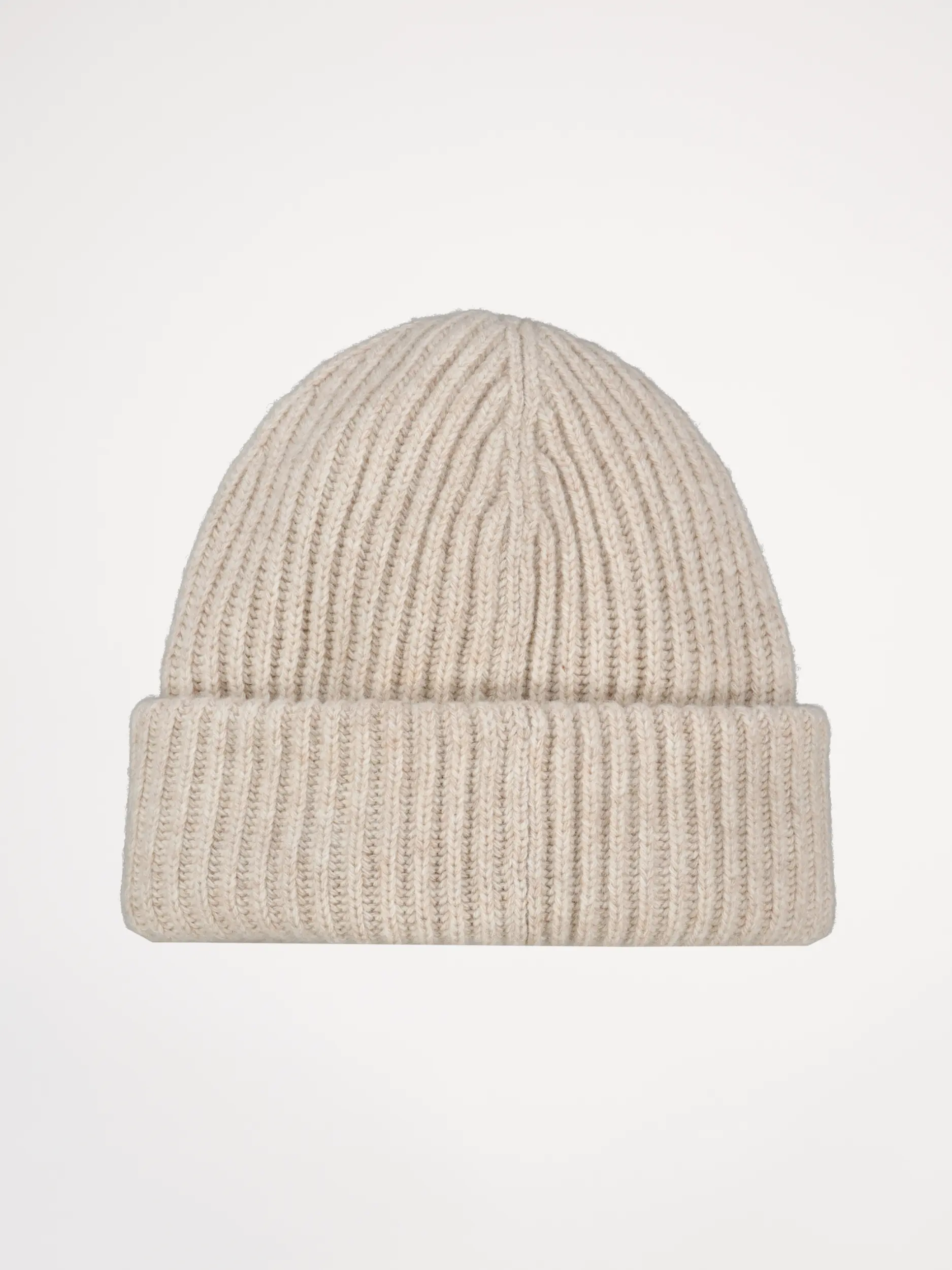 Mütze mit Logo-Patch - Artikel Rückseite - Farbe: Beige