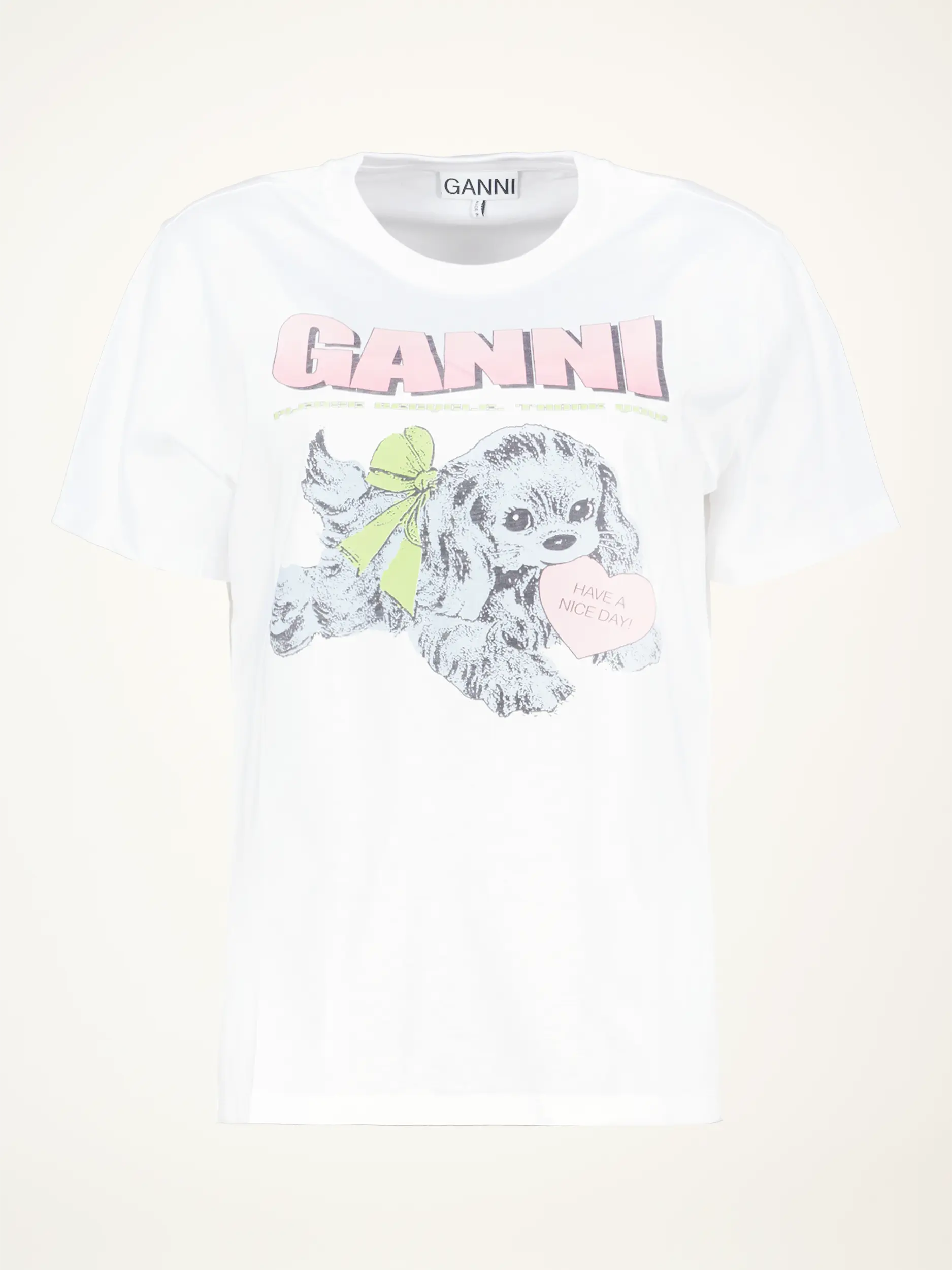 T-Shirt mit Logo-Print - Artikelansicht - Farbe: Weiß