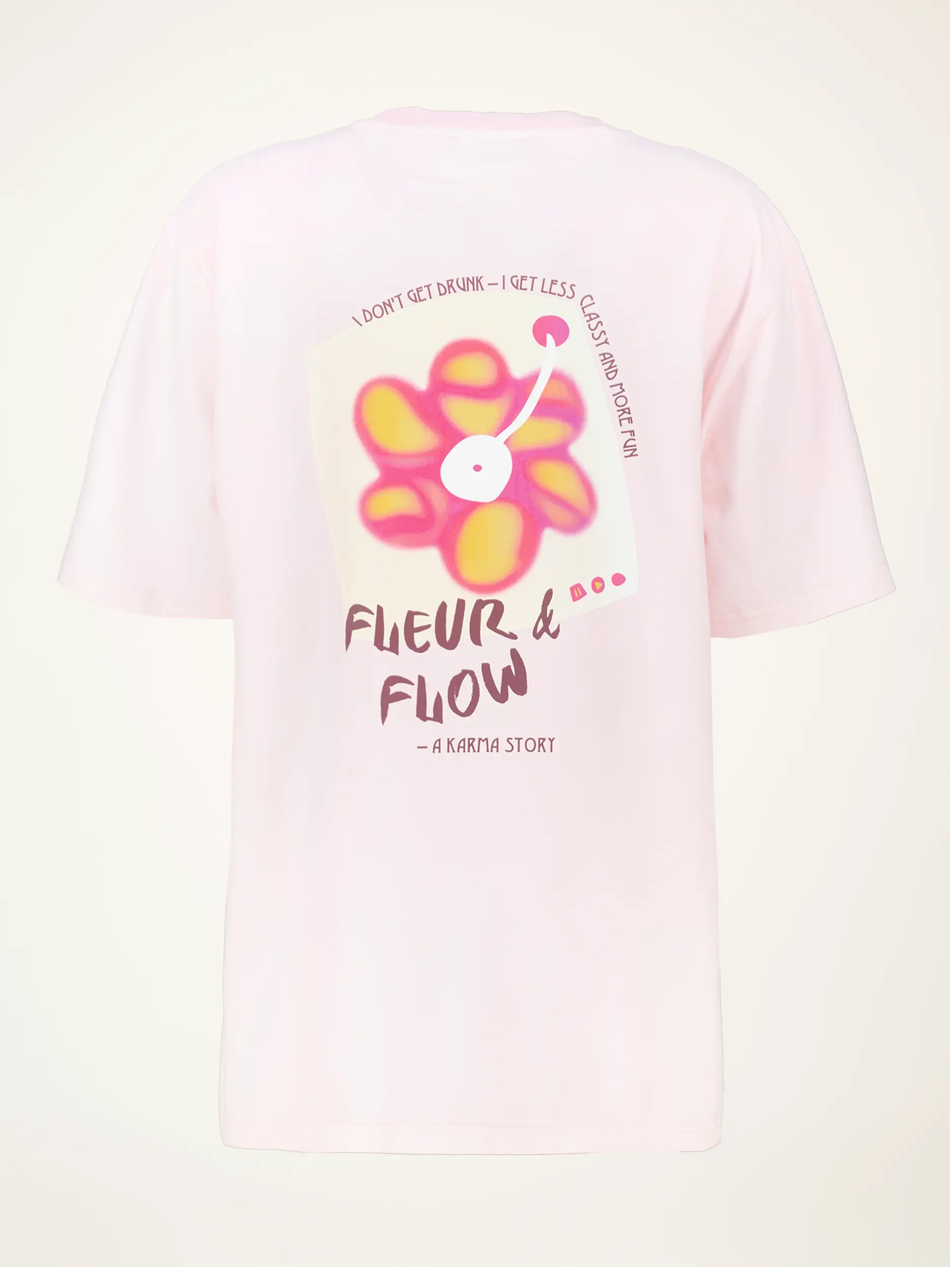 Oversized T-Shirt 'Fleur' - Artikel Rückseite