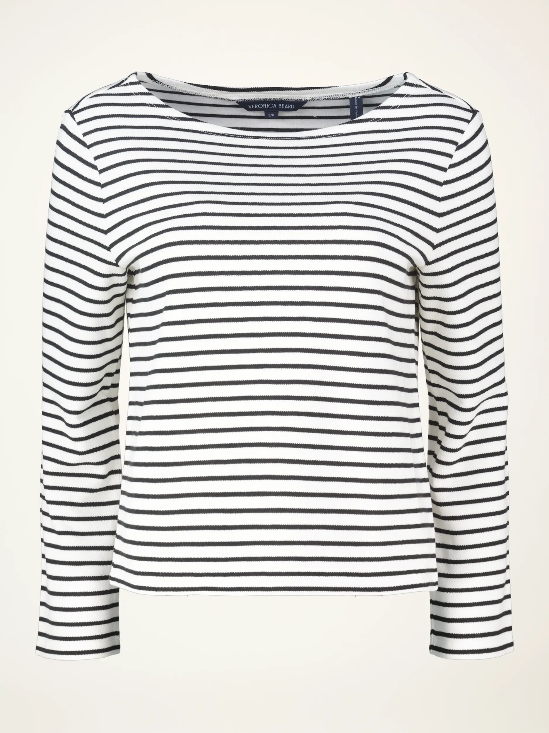 Gestreiftes Langarmshirt 'Hovey' - Artikelansicht - Farbe: Schwarz Gestreiftes Langarmshirt 'Hovey' - Artikelansicht - Farbe: Schwarz