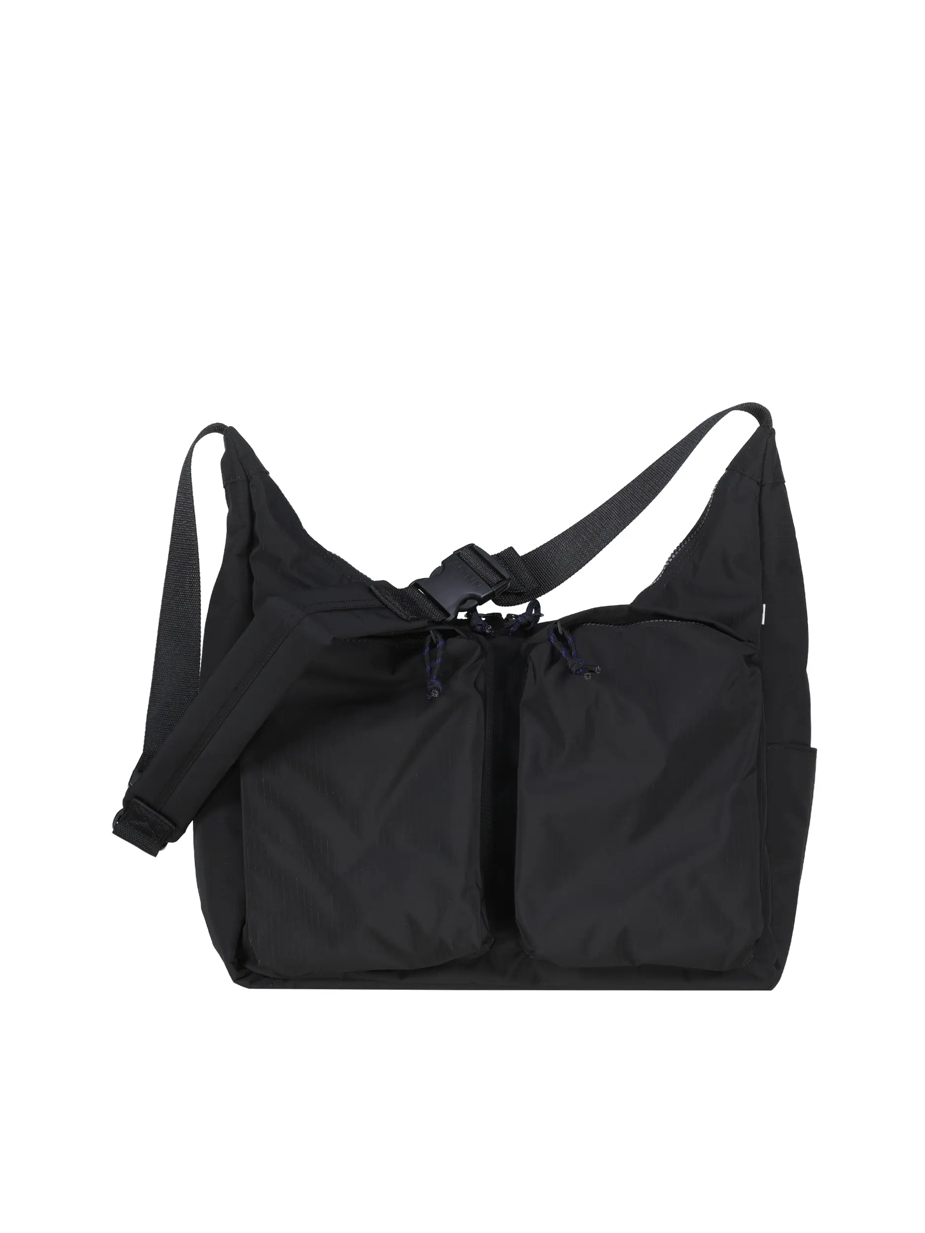 Wasserabweisende Tasche 'Messenger Bag' - Artikel Vorderseite - Farbe: Schwarz