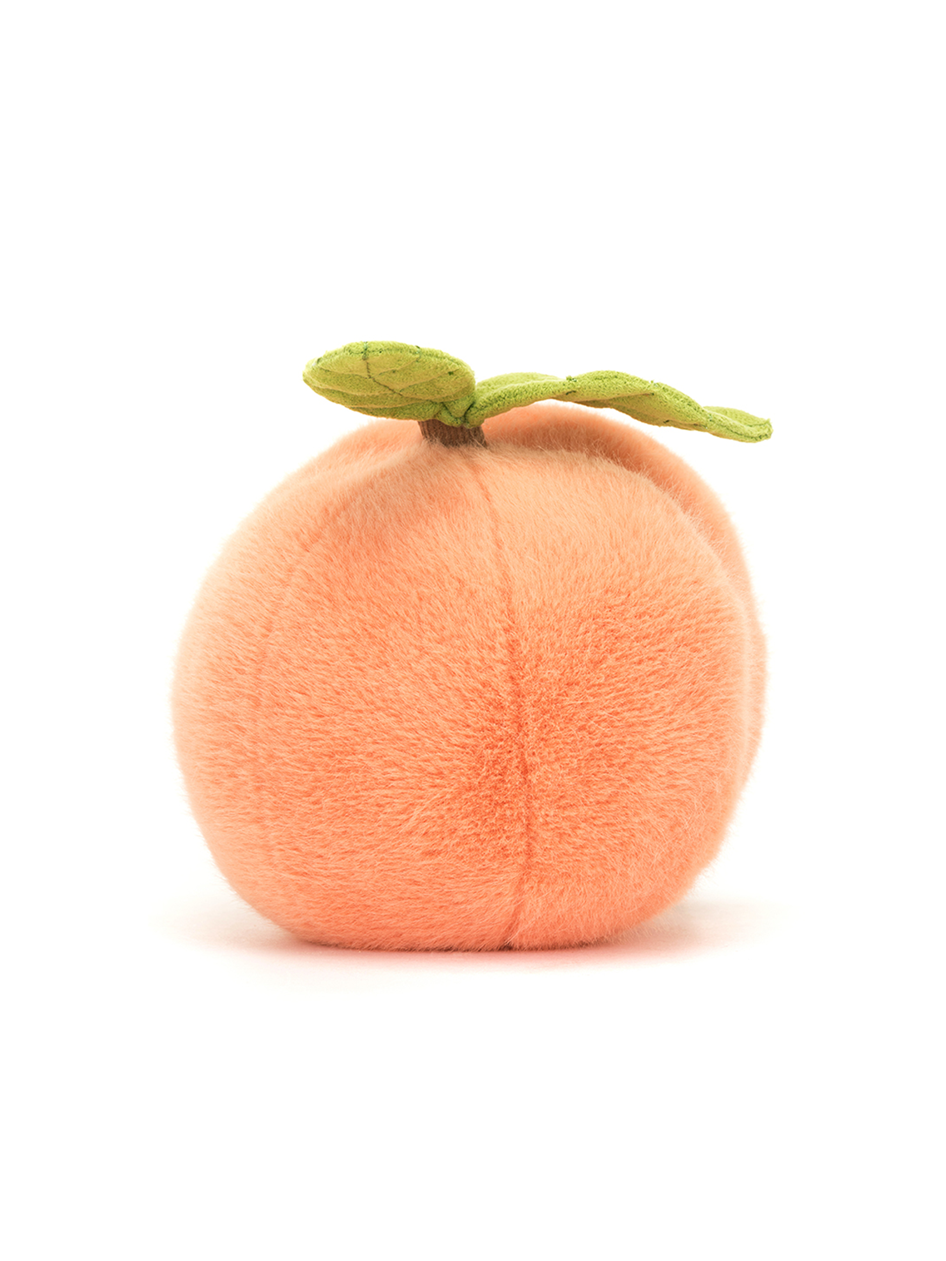 Jellycat-Stofftier 'Amuseables Peach' - Artikel Rückseite - Farbe: Creme