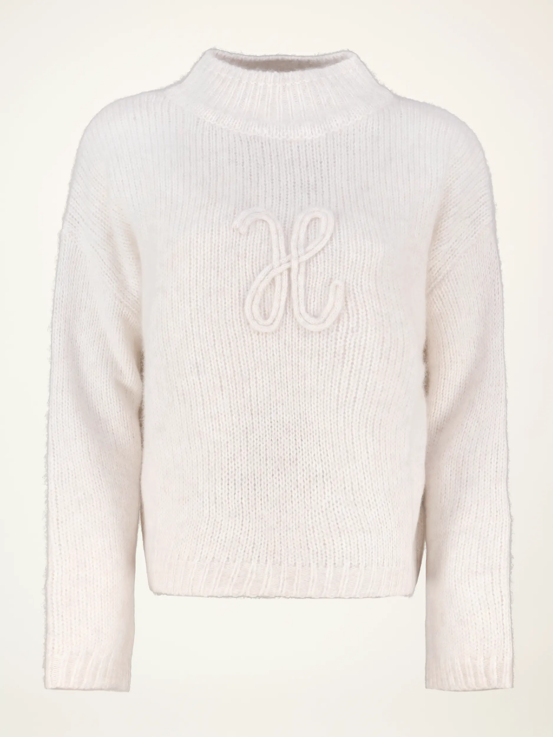 Pullover aus Kaschmir langarm - Artikelansicht - Farbe: Creme