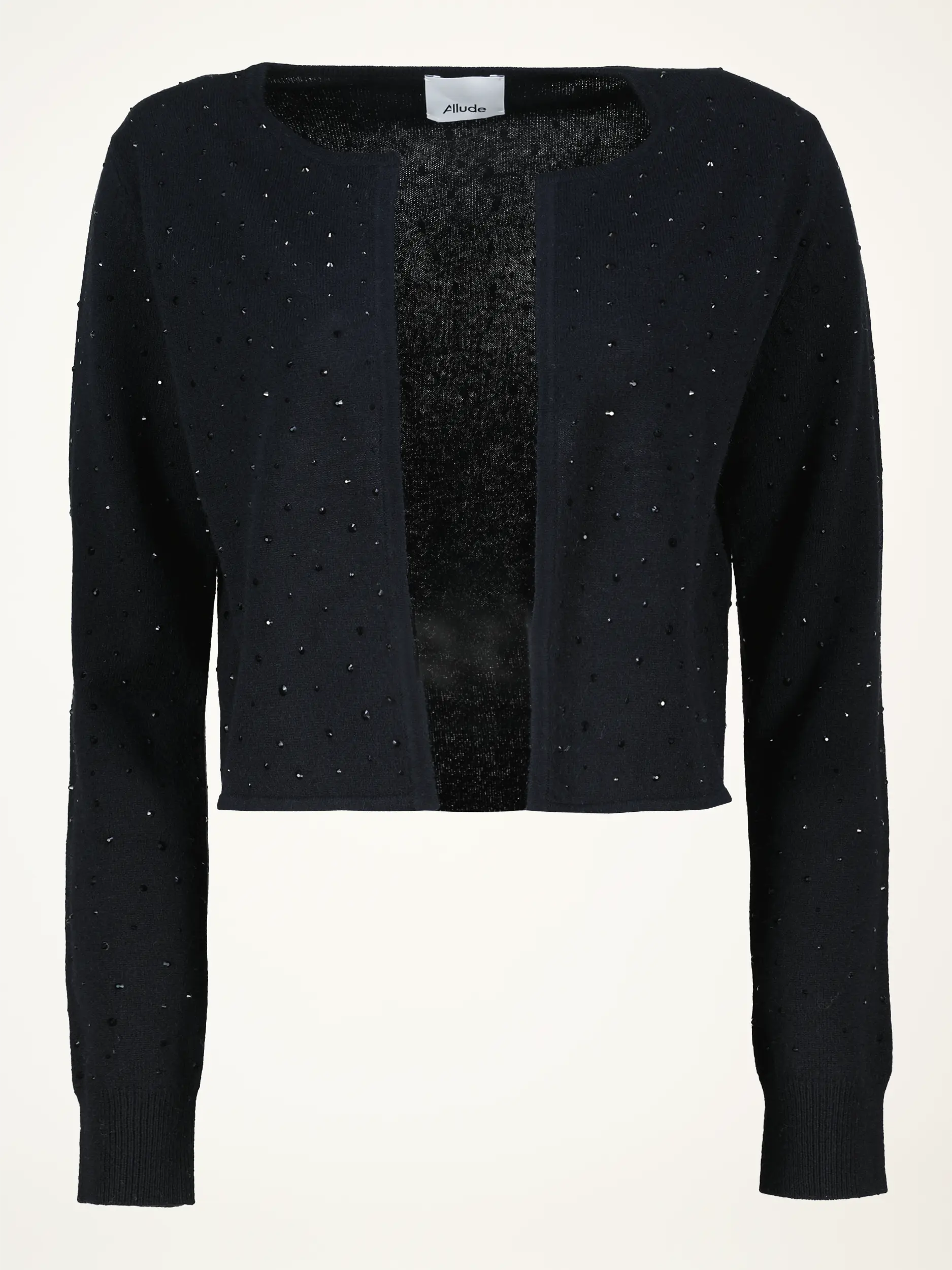Strickjacke aus Wolle - Artikelansicht - Farbe: Schwarz