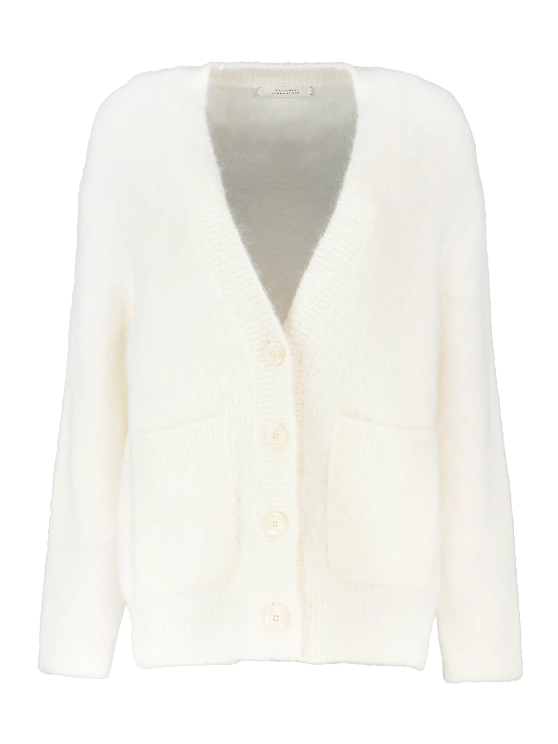 Strickjacke 'Loving Touch' aus Alpaka - Artikel Vorderseite - Farbe: Creme