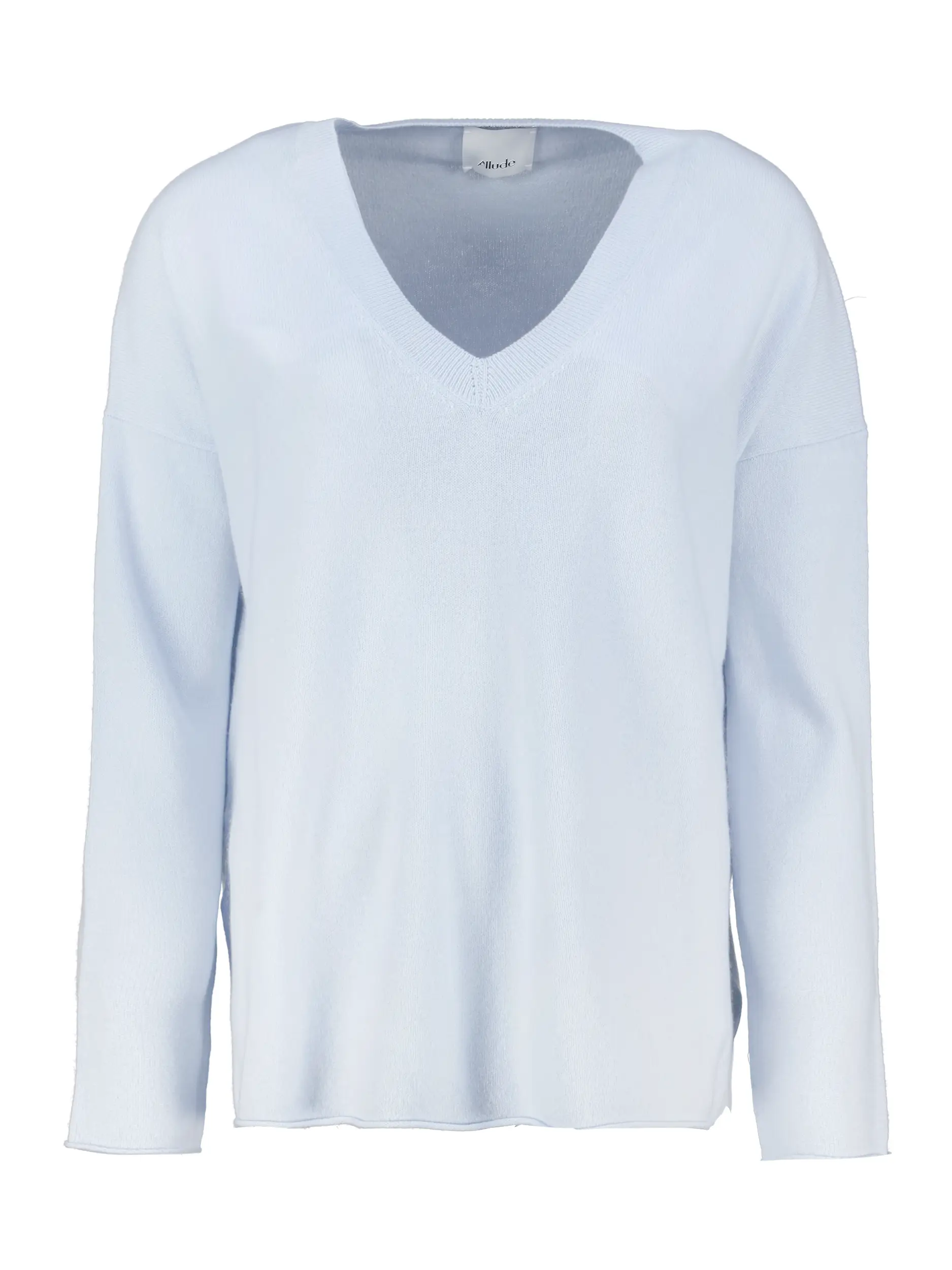 Pullover aus Kaschmir - Artikel Vorderseite - Farbe: Blau