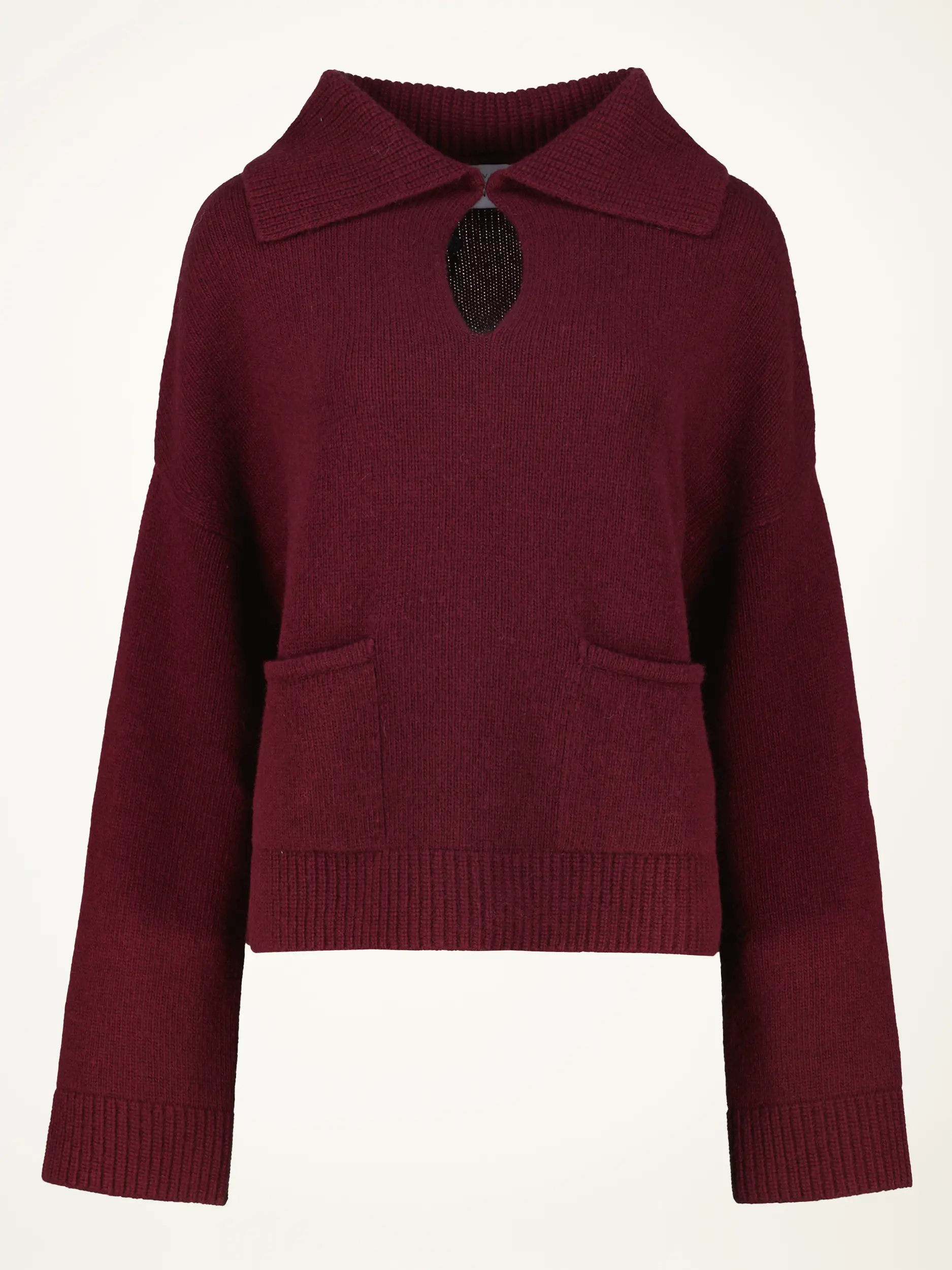 Pullover 'Valentine' aus Kaschmir-Mix langarm - Artikelansicht - Farbe: Rot