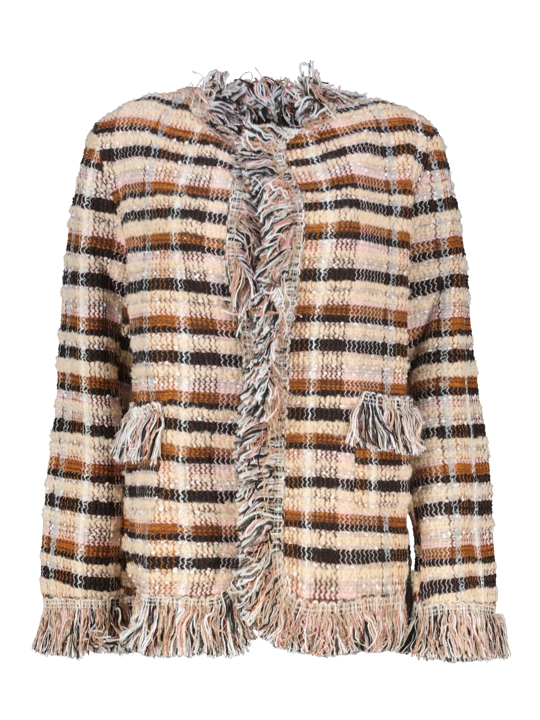 Strickjacke - Artikel Vorderseite - Farbe: Rot