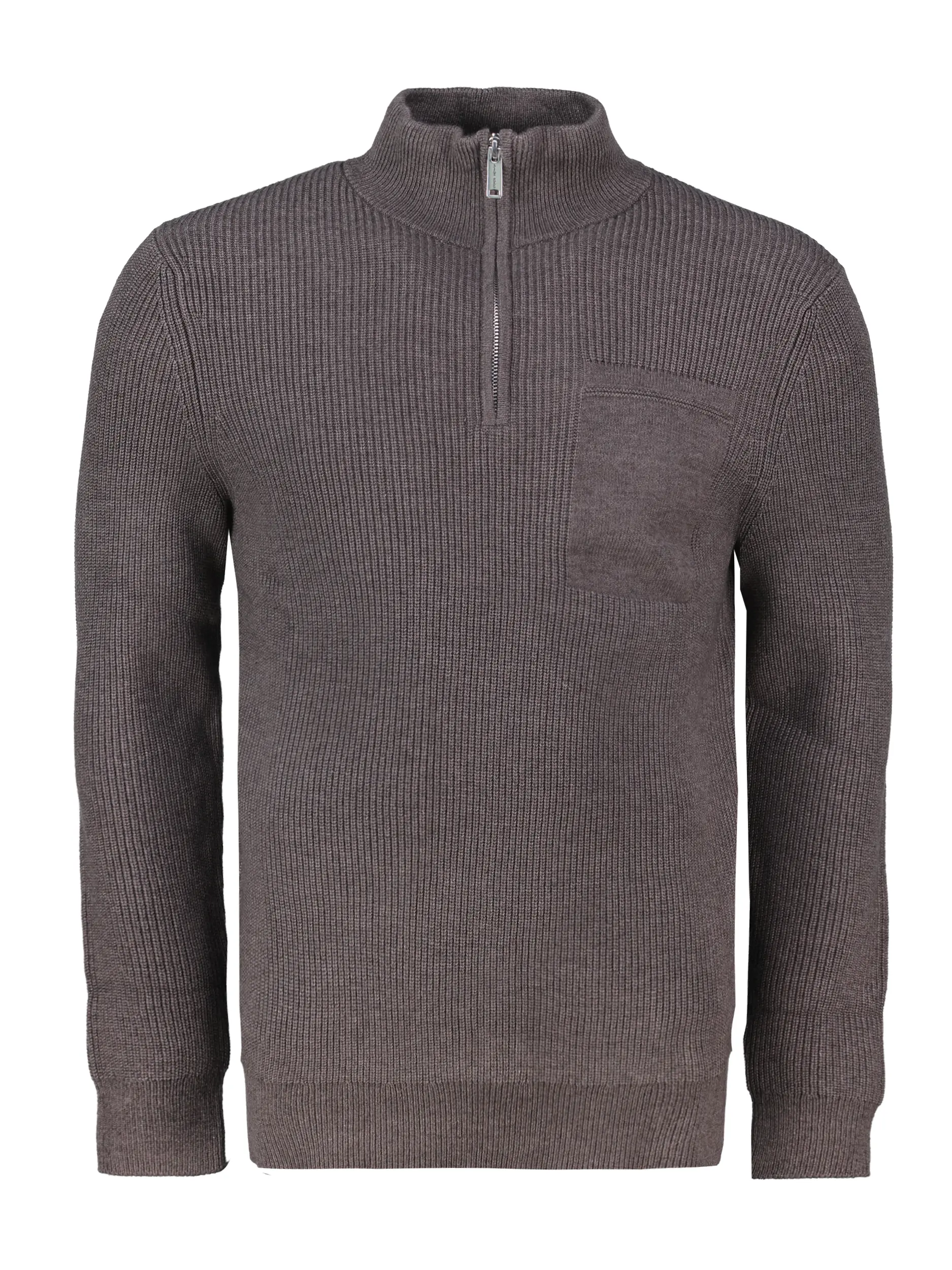 Pullover aus Woll-Mix langarm - Artikel Vorderseite - Farbe: Braun