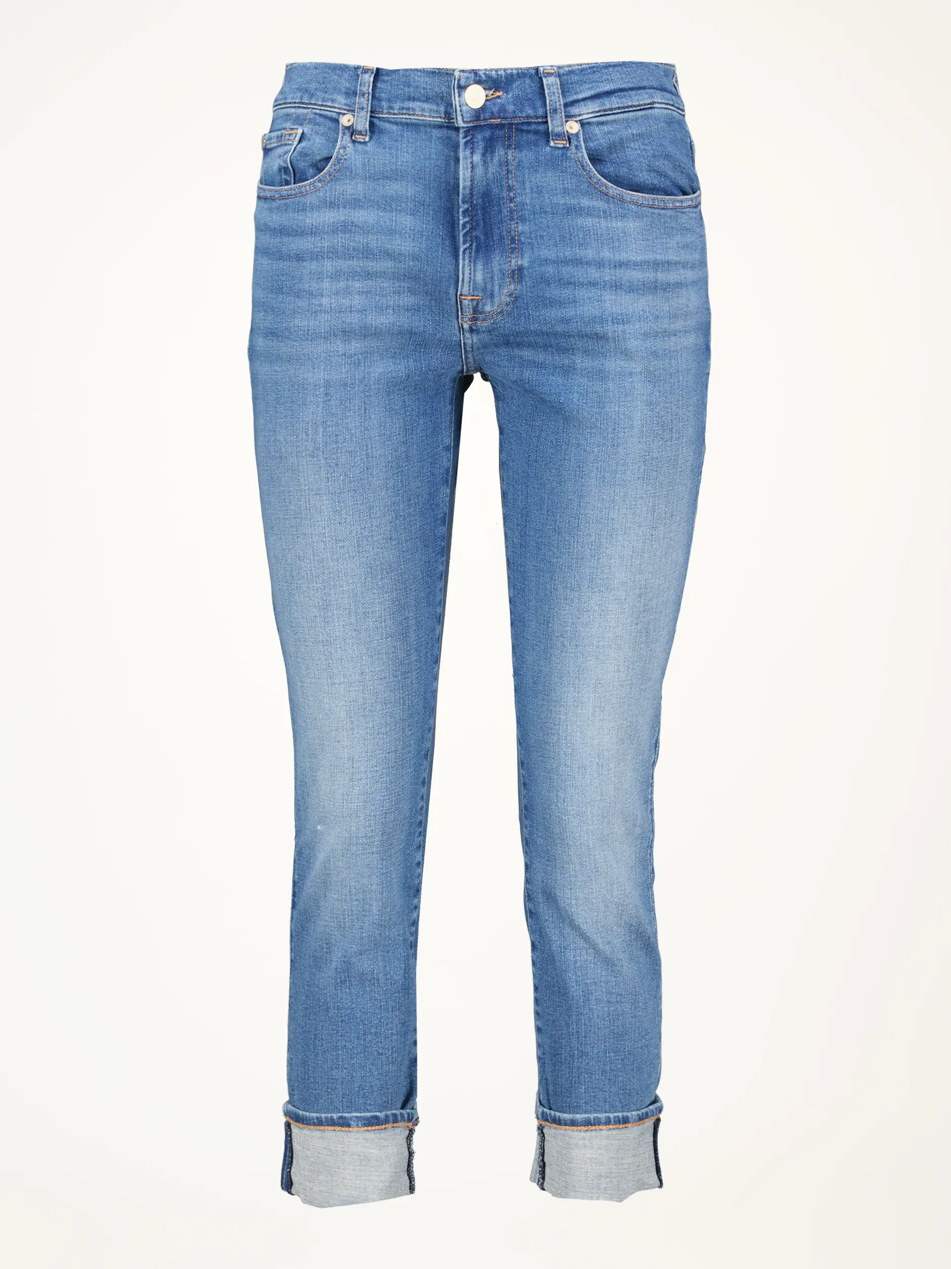 High Rise Skinny Jeans 'Relaxed Skinny' - Artikelansicht - Farbe: Blau
