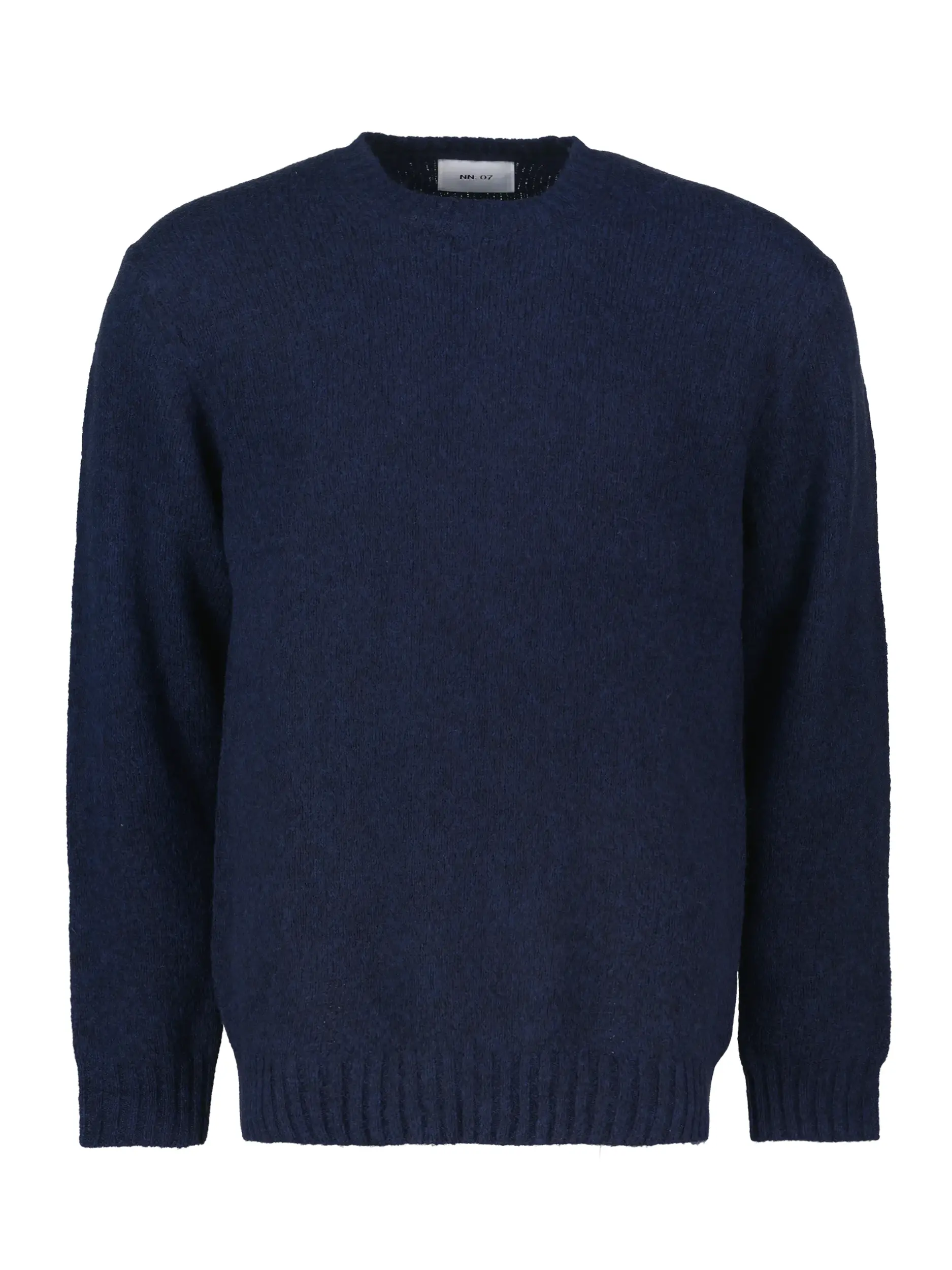 Pullover 'Lee' aus Merinowoll-Mix langarm - Artikel Vorderseite - Farbe: Blau