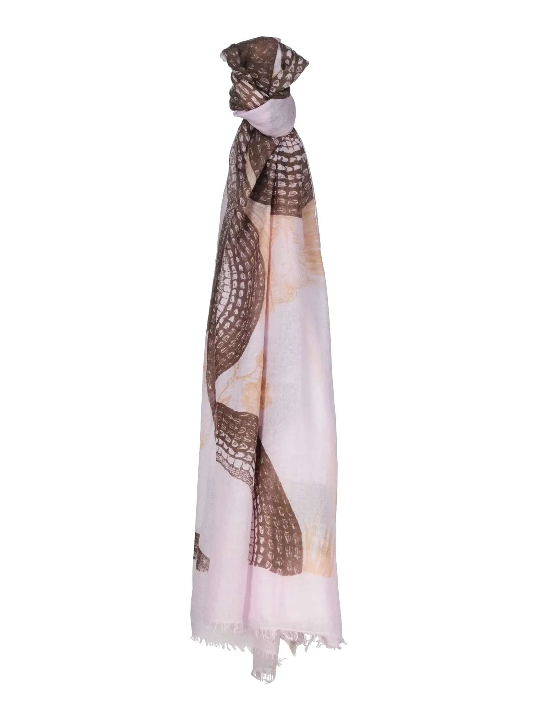 Kaschmirschal 'Garden Eden' - Artikel Vorderseite - Farbe: Violett