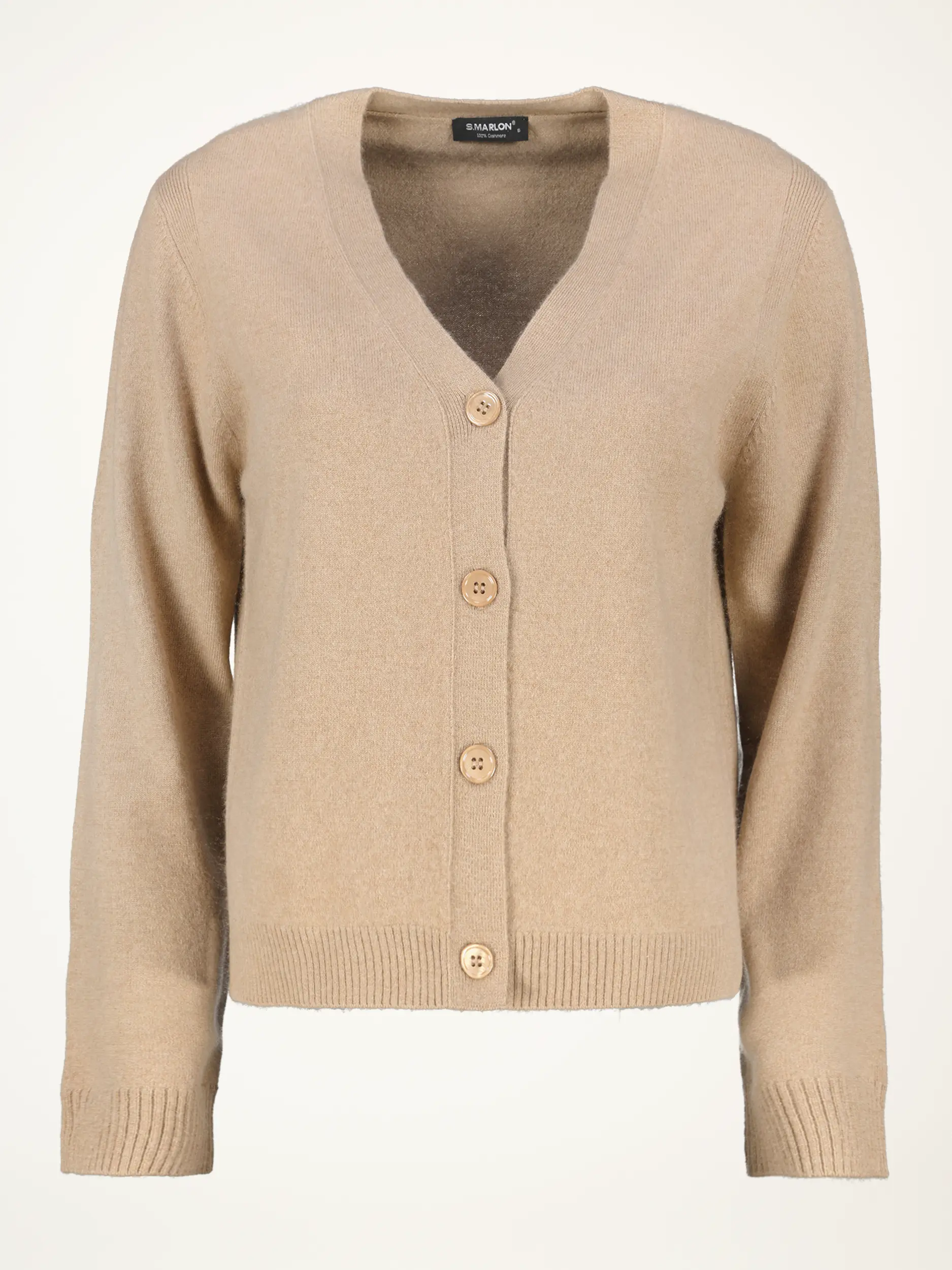 Strickjacke aus Kaschmir - Artikelansicht - Farbe: Braun