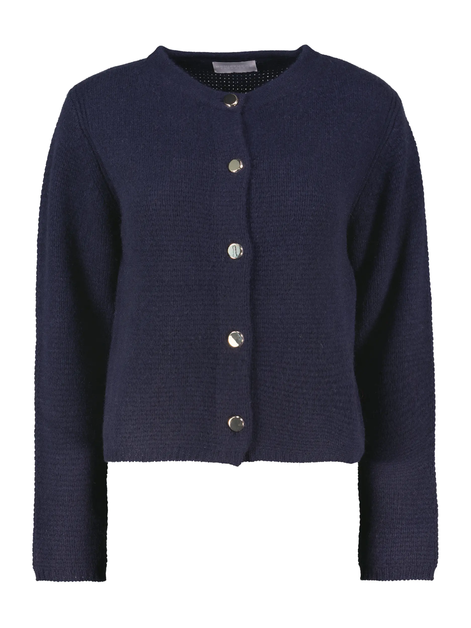 Strickjacke aus Kaschmir - Artikel Vorderseite - Farbe: Blau
