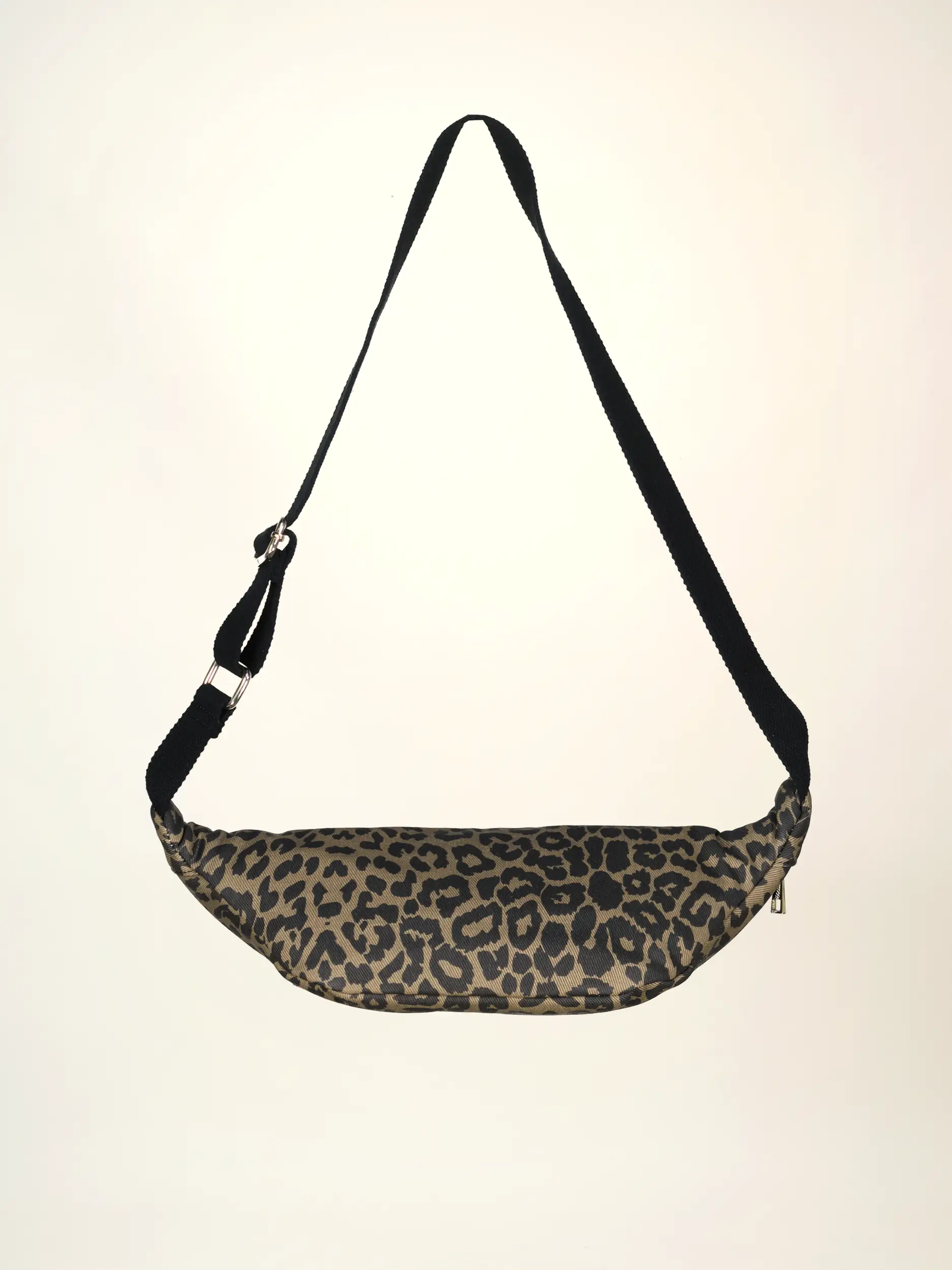 Bauchtasche mit Leoprint - Artikel Rückseite - Farbe: Braun