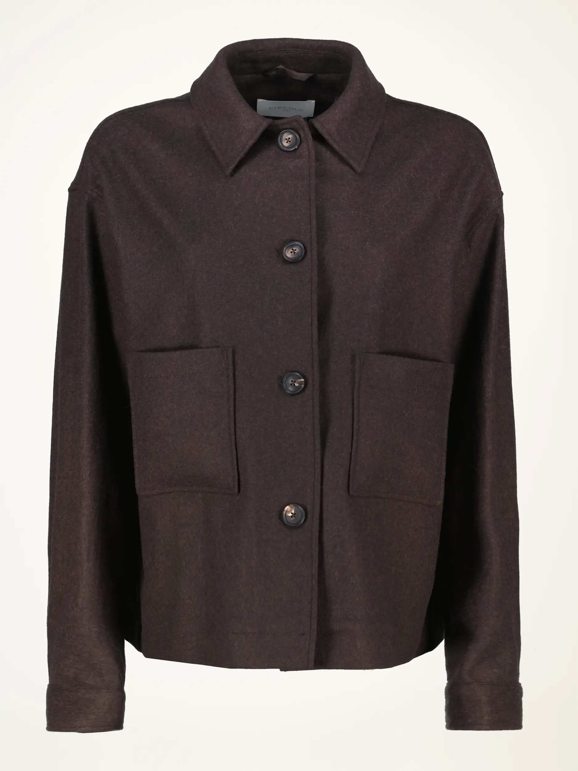 Jacke aus Woll-Mix - Artikelansicht - Farbe: Braun